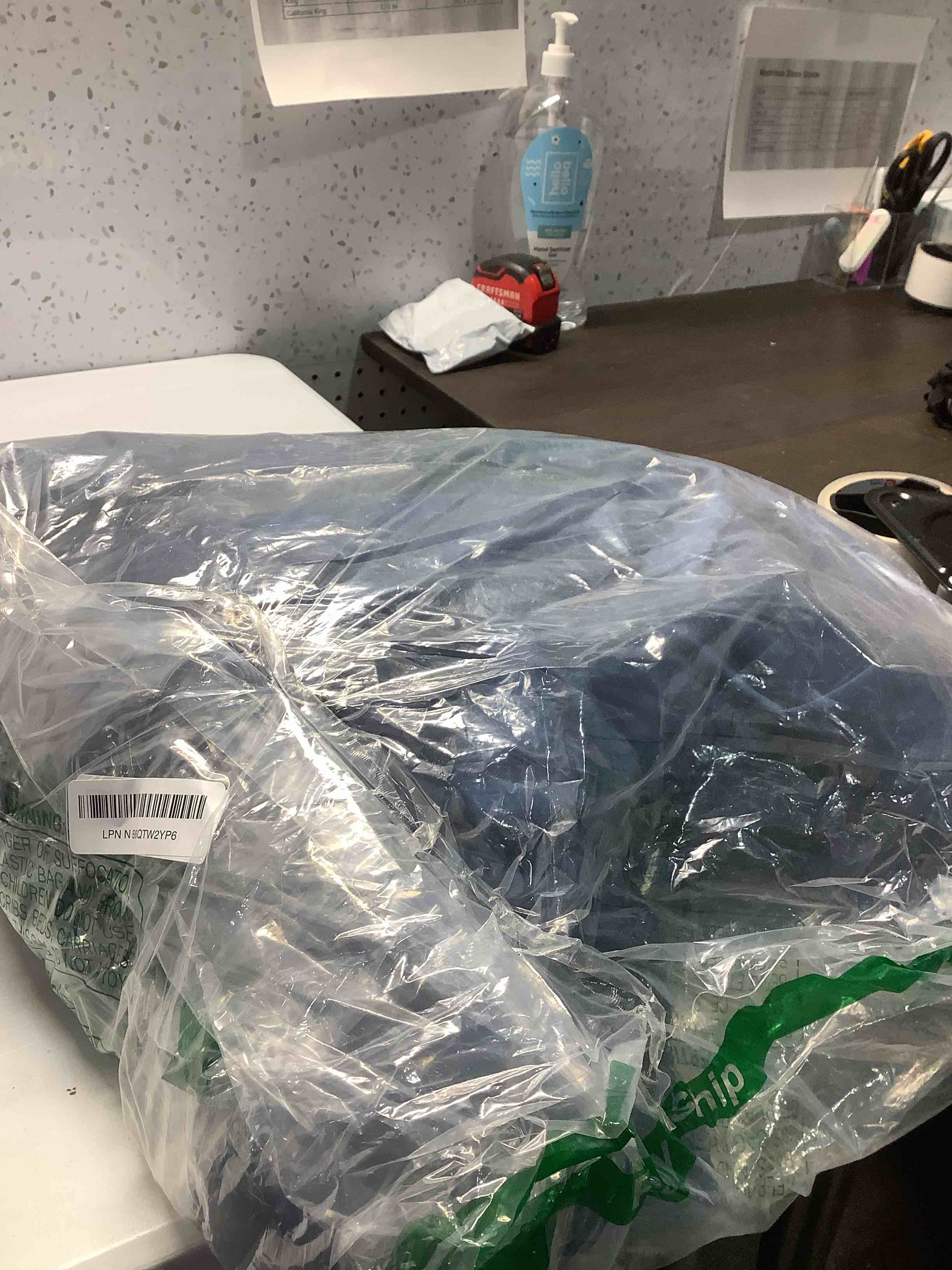 Condition photo showing Good Condition for RYB HOME Velvet Curtains 102 inches Long, Back Tab Room Darkening Noise Reducing Window Treatment for Living Room Bedroom Privacy Protect for Stuido, Navy Blue, W52 x L102 inch, 2 Panels 52"W x 102"L (Pack of 2) Navy Blue