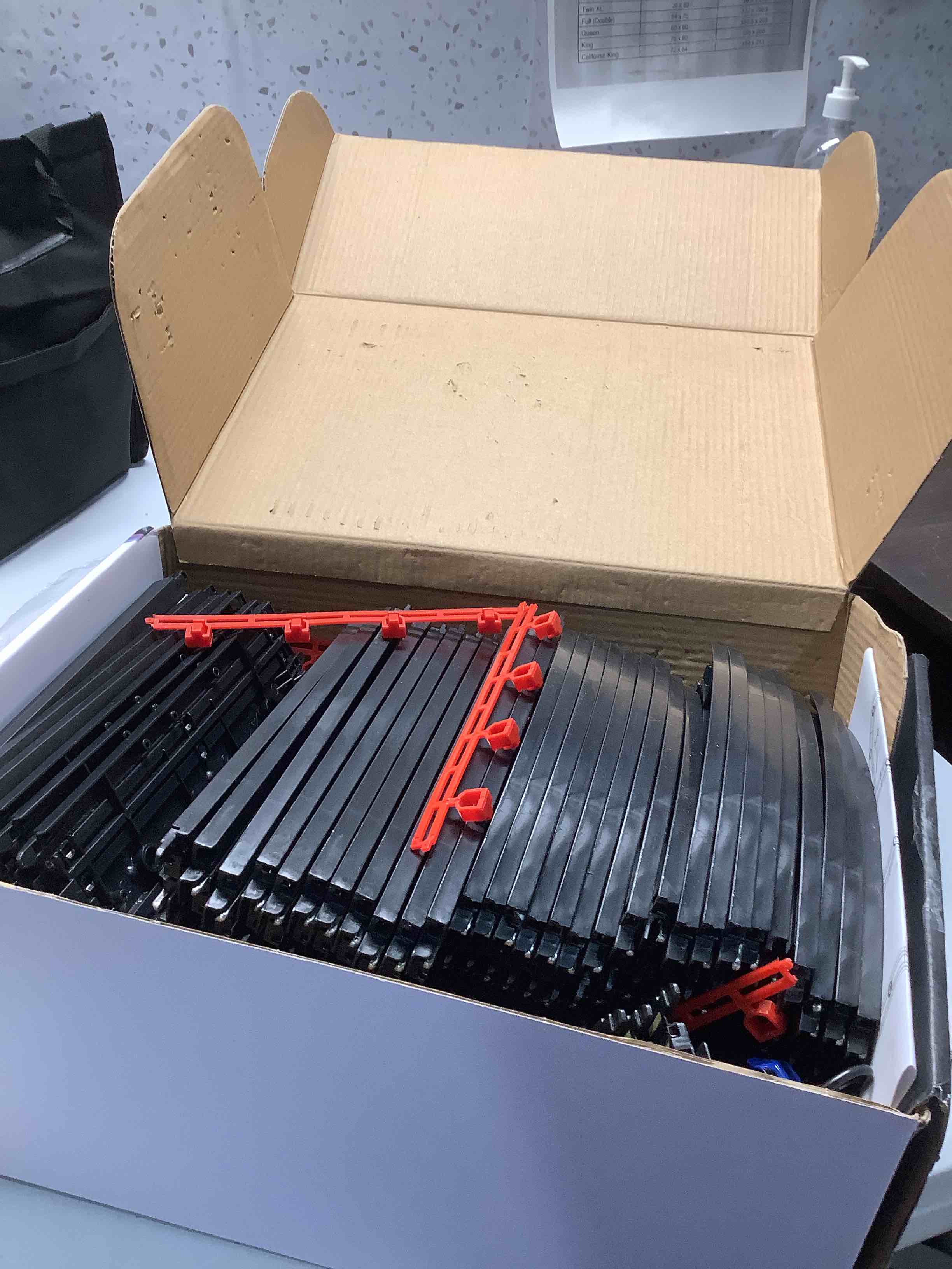 Condition photo showing Good Condition for Slot Car Race Track 32Ft Electric Powered Racing Tracks Sets for Boys and Kids,Dual Racing with 4 High Speed Cars and 2 Hand Controllers, Gift Toys for Children 6,7,8 Years Old