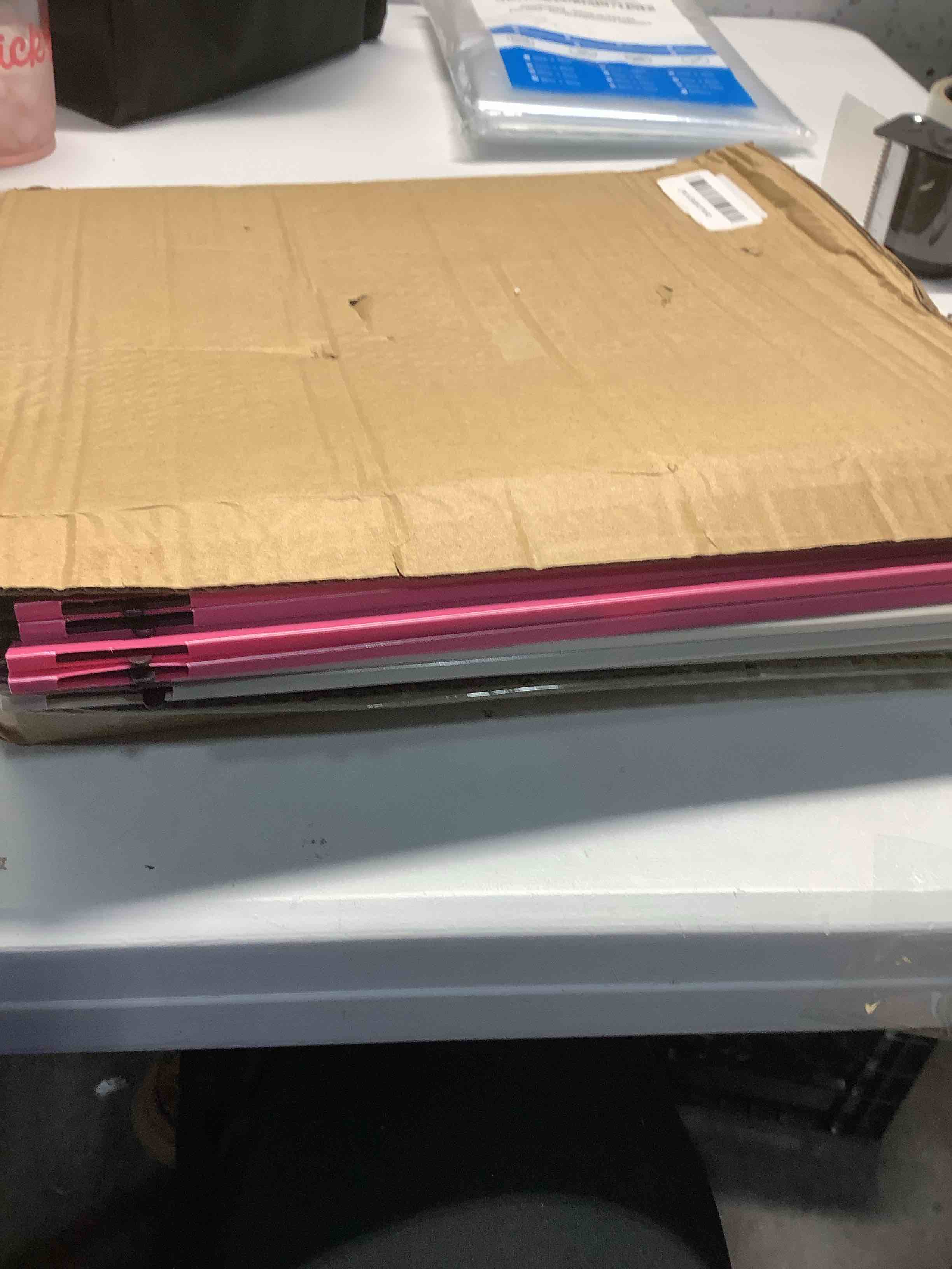 Condition photo showing Good Condition for Extra Capacity Plastic Hanging File Folders,12 Pack Reinforced Expanding Hang Folder Letter Size,Accordian Pocket,Heavy Duty 2 Inch Expansion,Hanging Folder Organizer for Office Home,Assorted Colors