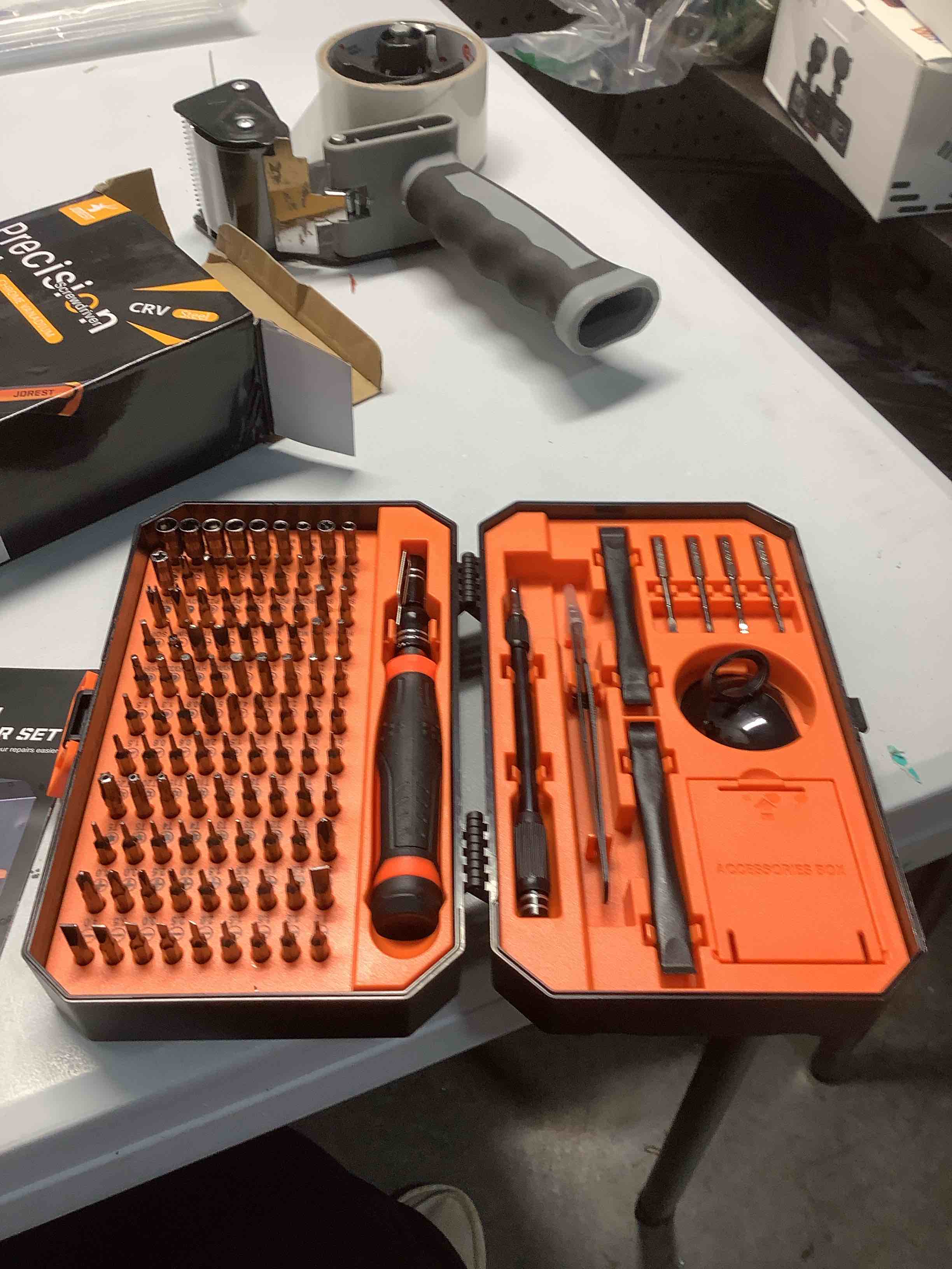 Condition photo showing Good Condition for JOREST 115 in 1 Small Precision Screwdriver Set, Tool Gifts for Men Dad Him, Magnetic Repair Tool Kit for PC, Laptop, Tablet, iPhone, Macbook, Jewelers, PS5, Xbox, Switch, Game Console, Door &Chair