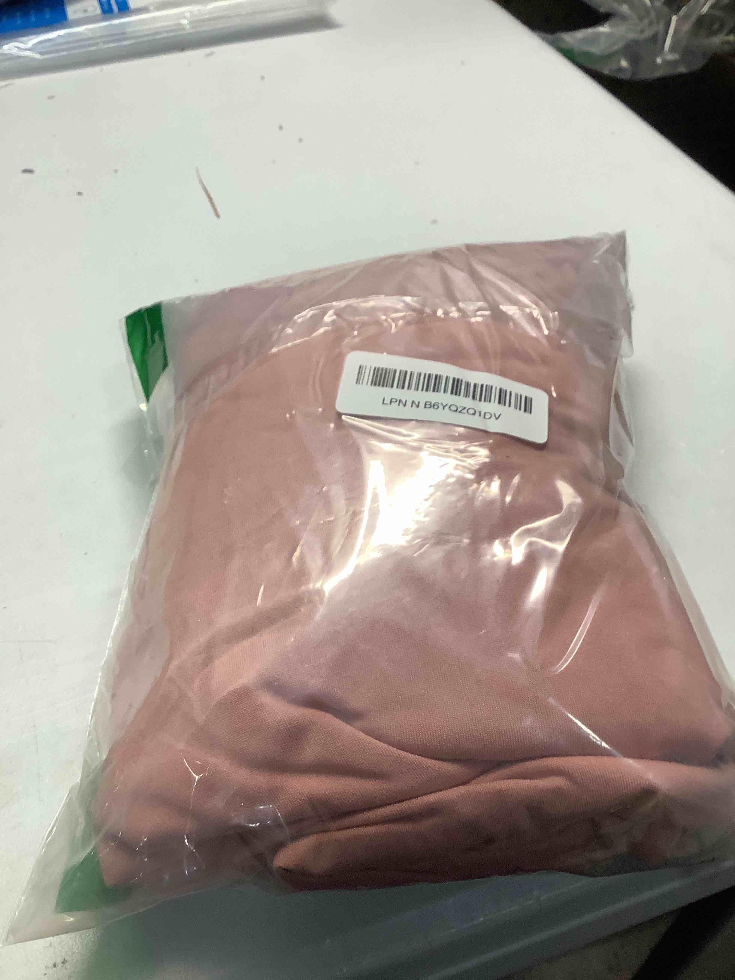 Condition photo showing Good Condition for Spandex Table Cover for 6Ft or 4fT or 8ft Table Universal Fitted Stretch Tablecloth for Party, Banquet, Wedding and Events-Dusty Pink 72" x 30" (Rectangular) Dusty Pink