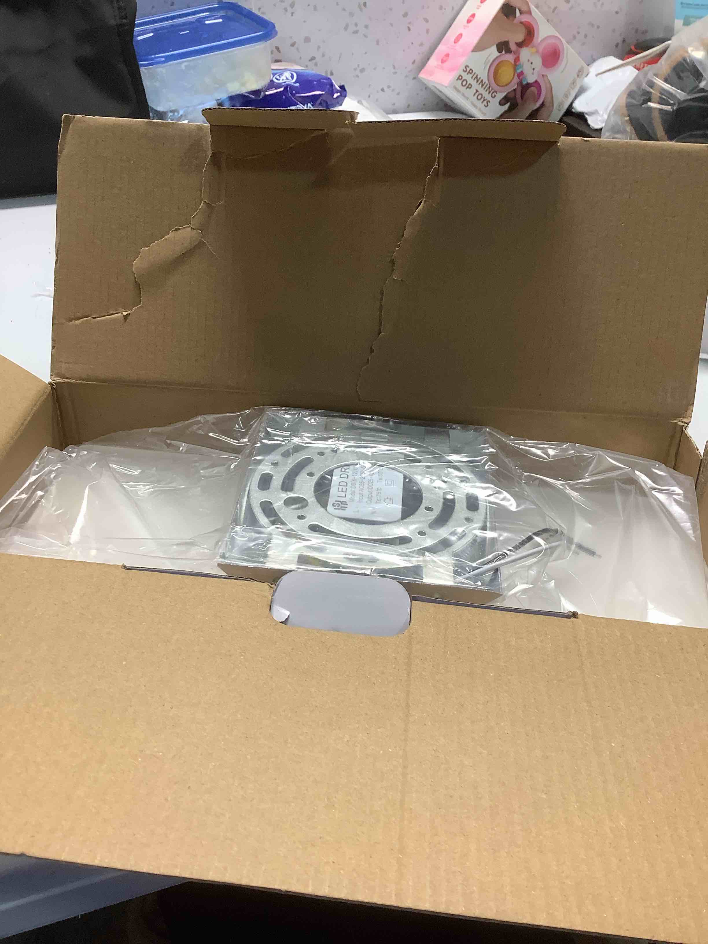 Condition photo showing Good Condition for ChangM Modern Wall Sconce 12W, Set of 2 LED Wall Lamp Warm White, Acrylic Material Hardwired Wall Mounted Wall Lights warm white 2 pack
