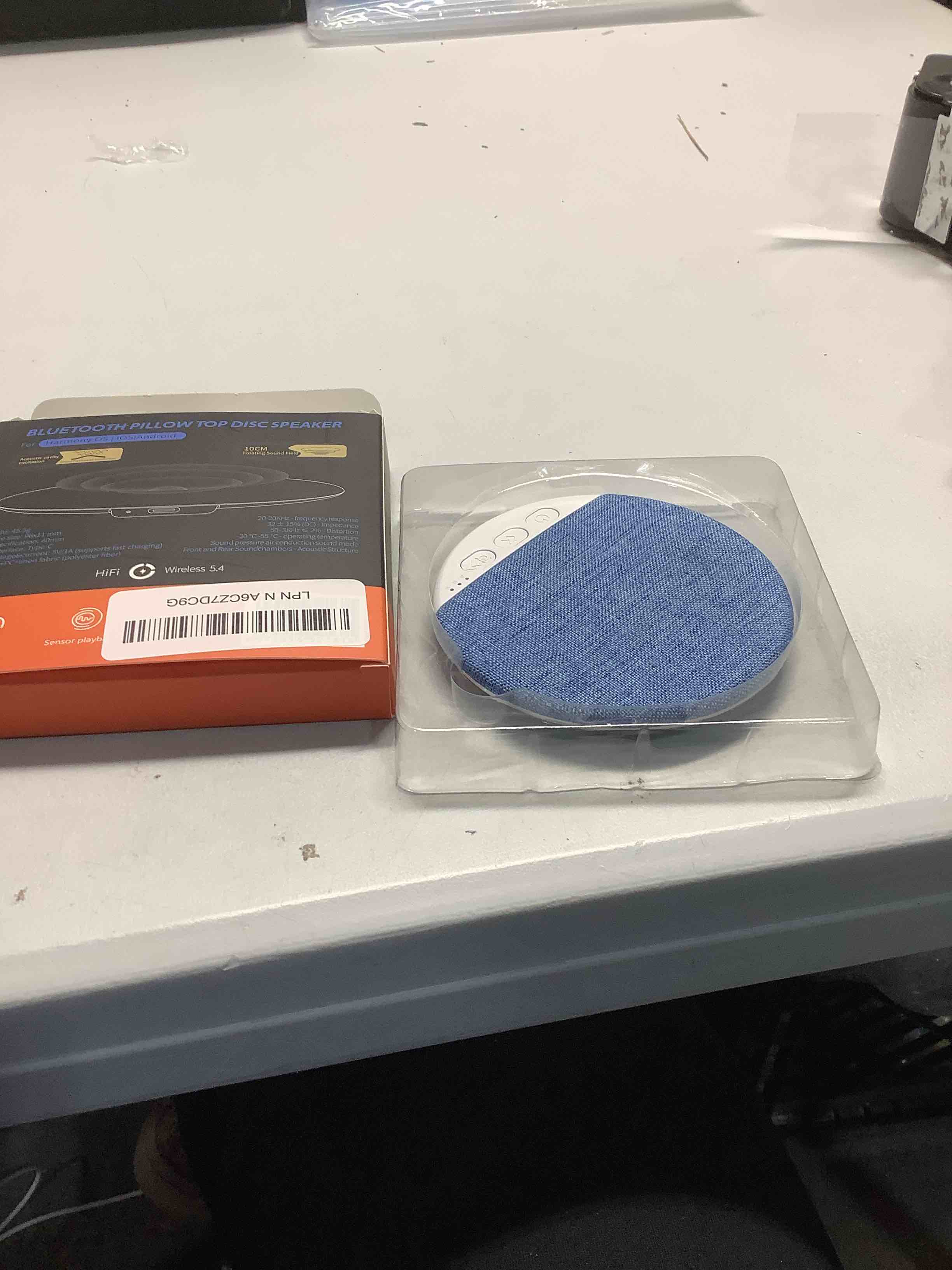 Condition photo showing Good Condition for Bluetooth Pillow Speaker for Sleeping, Under Pillow Speaker with White Noise & Timer, Private Sleep Aid Headphone Alternative for Couples, Adults, Kids - No Disturb to Partner