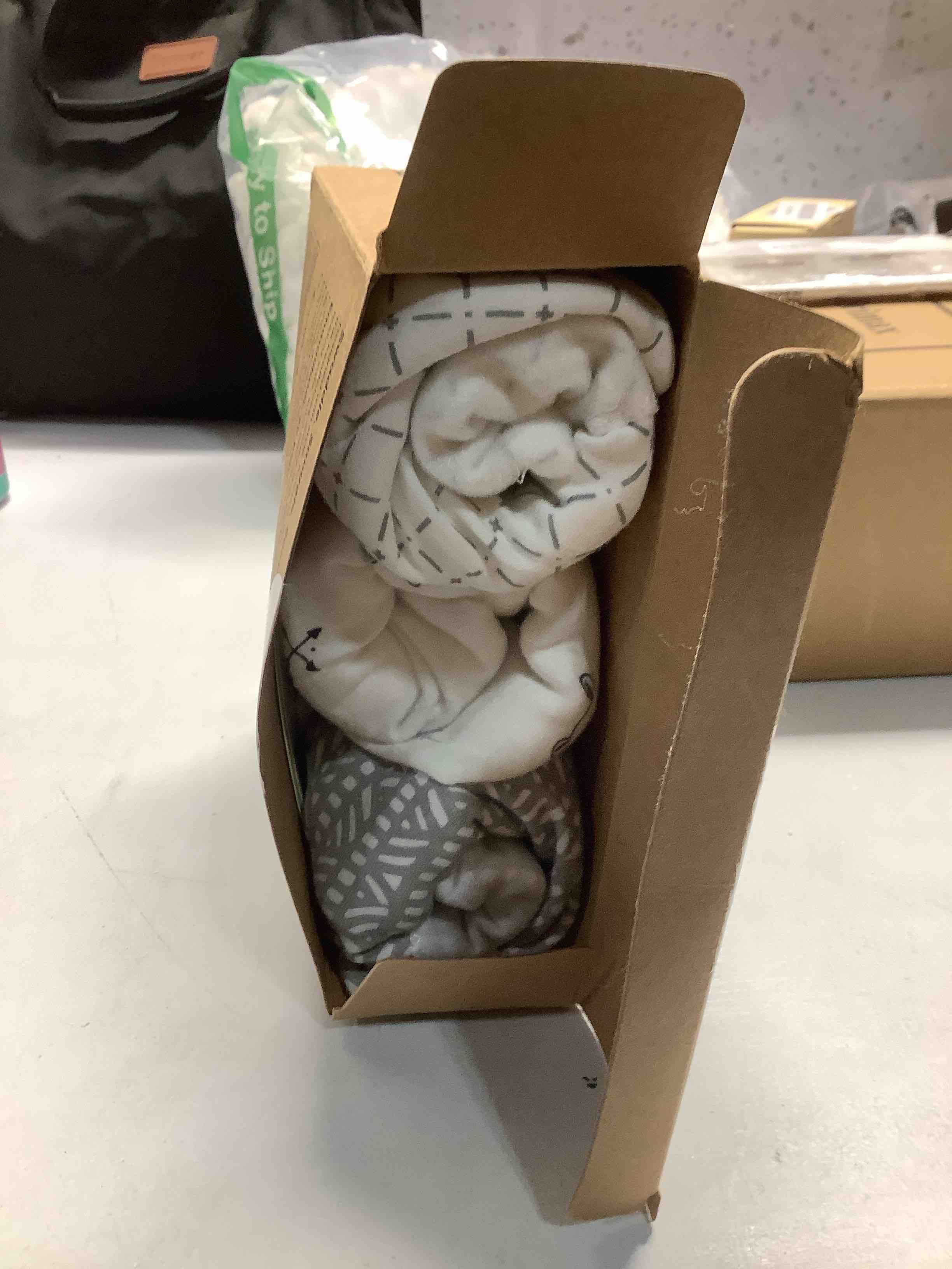 Condition photo showing Good Condition for 3-Pack Organic Baby Swaddle Sleep Sacks - Swaddles for Newborns, Infant 3-6 Months, Baby Girls, Boys, Soft & Snug Newborn Sleep Sack, Nursery Swaddling Blankets (Nordic, L) Large (3-6 months) Nordic