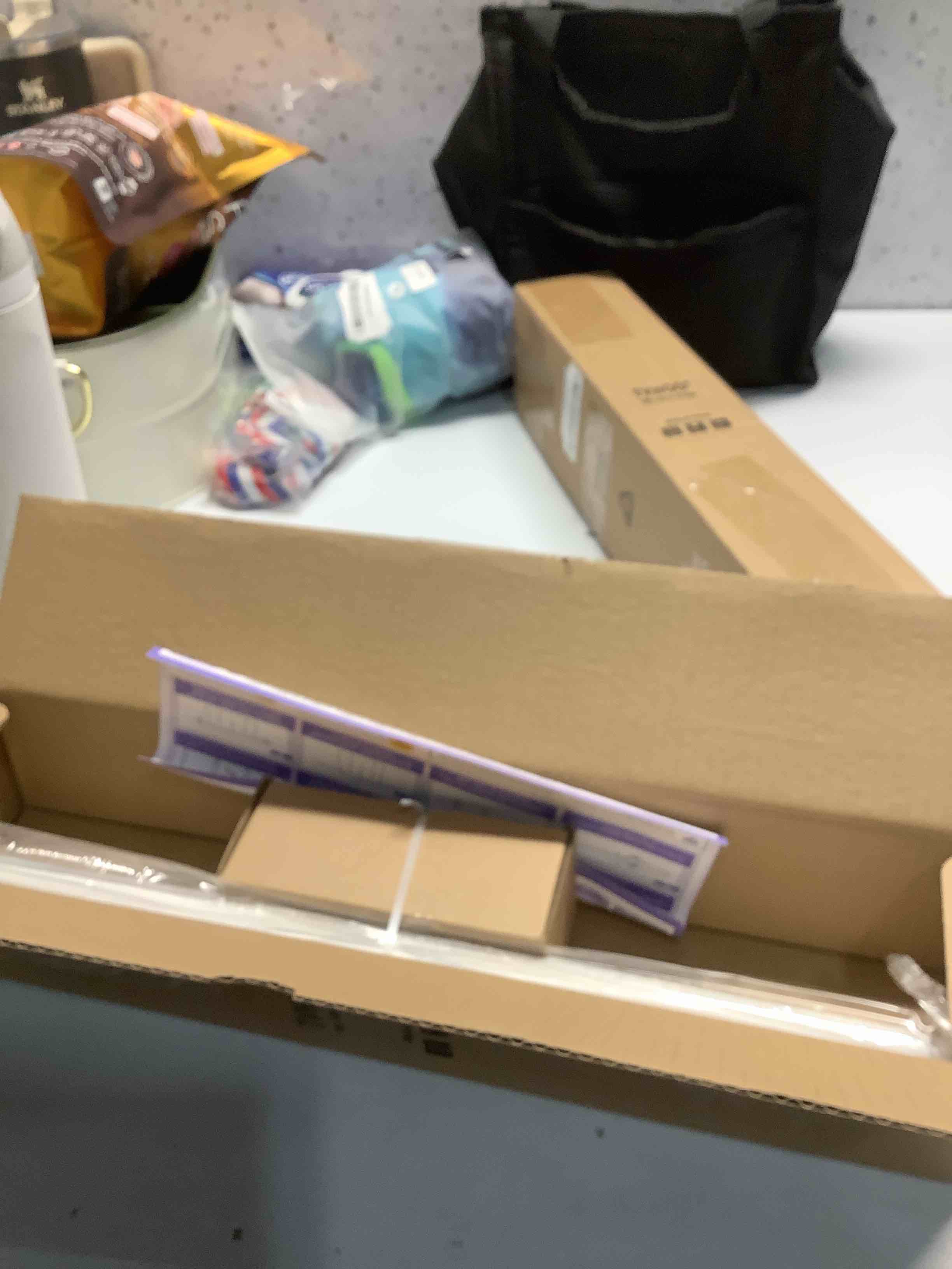 Condition photo showing Good Condition for Wrap Around Curtain Rods,White Curtain Rods 66 to 120 Inch,5/8 Inch Adjustable Blackout Curtain Rod with Brackets,Room Darkening Single Window Rod,Metal Hidden Curved Drapery Rods 66-120",White 66-120" ( 1pack ) White