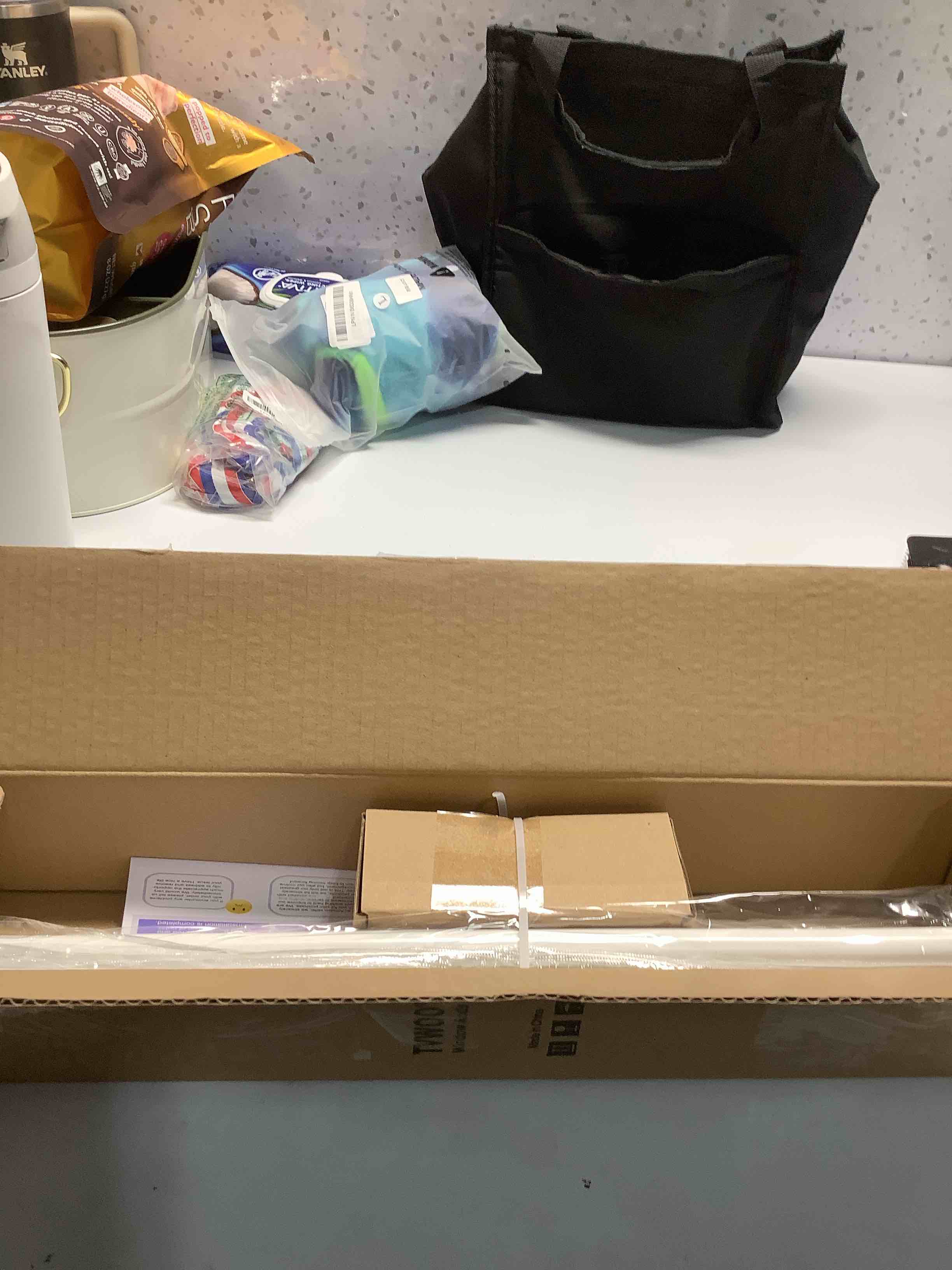 Condition photo showing Good Condition for Wrap Around Curtain Rods,White Curtain Rods 66 to 120 Inch,5/8 Inch Adjustable Blackout Curtain Rod with Brackets,Room Darkening Single Window Rod,Metal Hidden Curved Drapery Rods 66-120",White 66-120" ( 1pack ) White