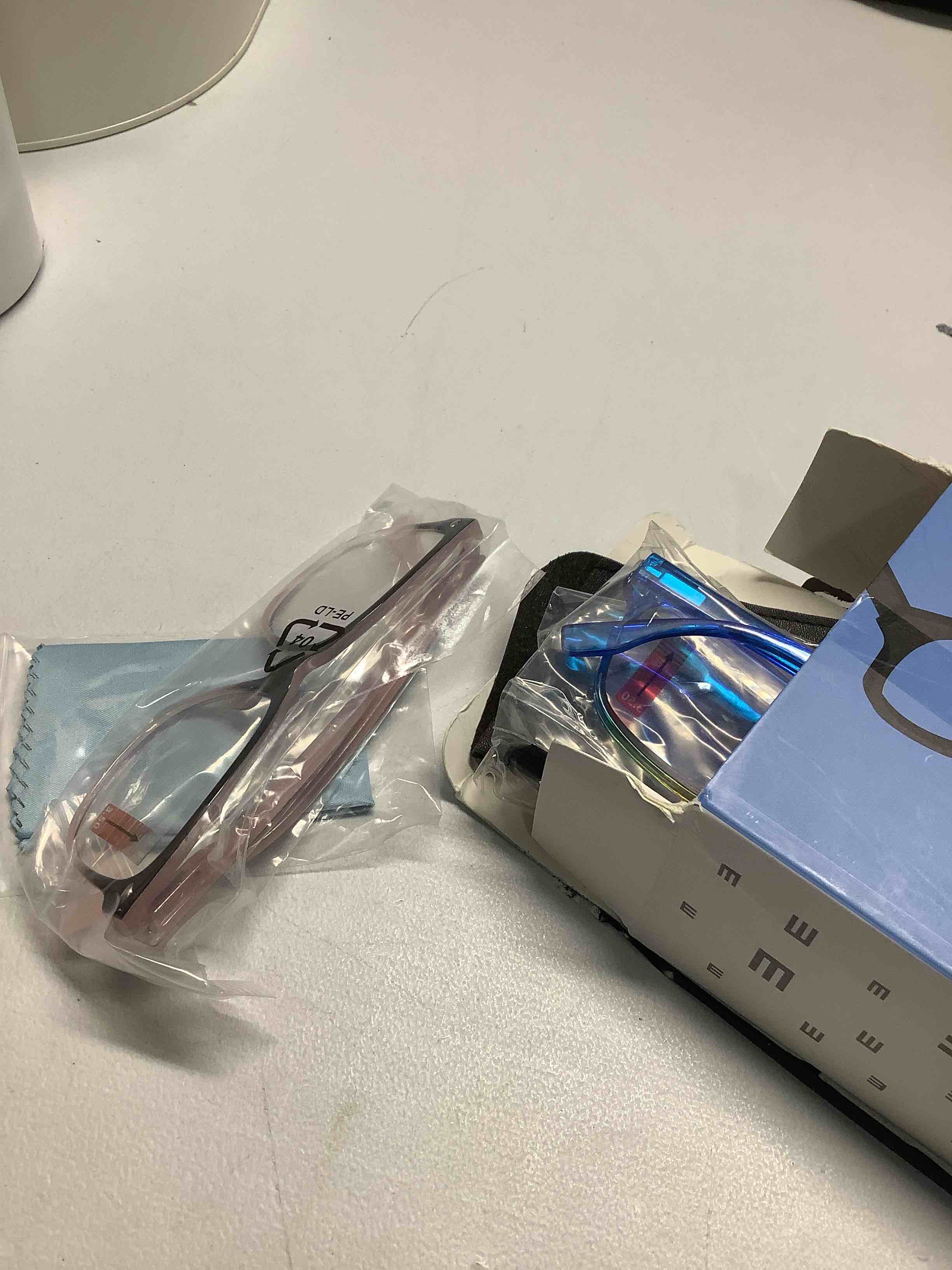 Condition photo showing Good Condition for CLASAGA Progressive Multifocus Reading Glasses for Women, Pattern Print Blue Light Block Stylish Ladies Computer Readers 4 Mix Color 3.5 x