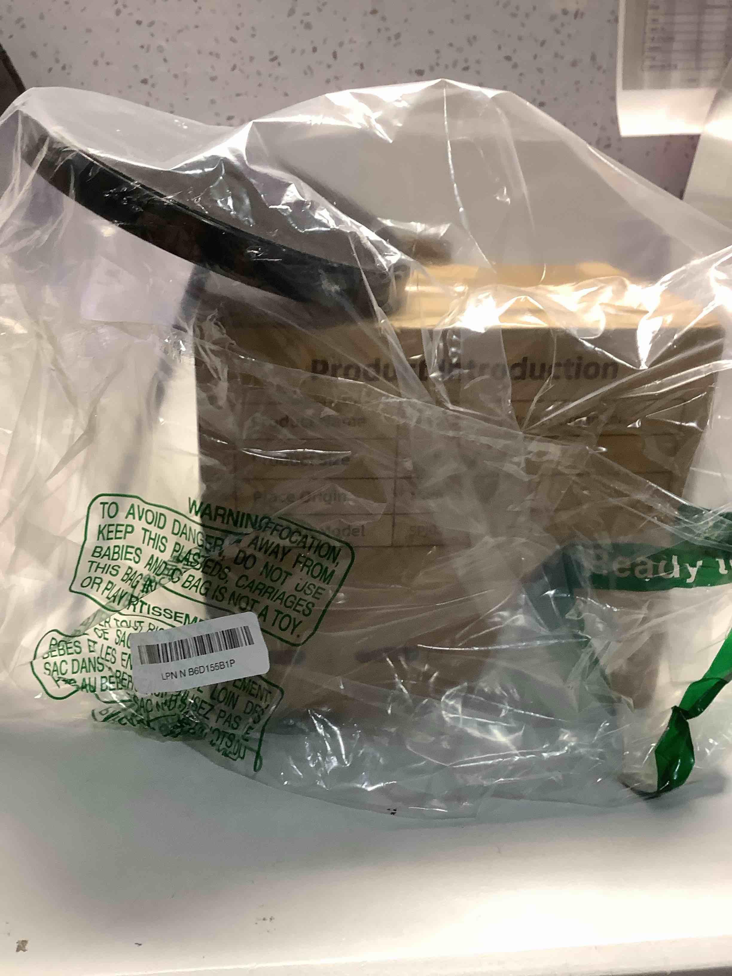 Condition photo showing Good Condition for MODOWEY 5 Tier Rotating Earring Holder Organizer, Adjustable Display Tree with Metal Tray, 220 Holes Jewelry Rack for Pierced Stud Hoop Dangle, Large Capacity Space-Saving Stand for Women (Black) 5 Tier, 220 Holes Onyx Black