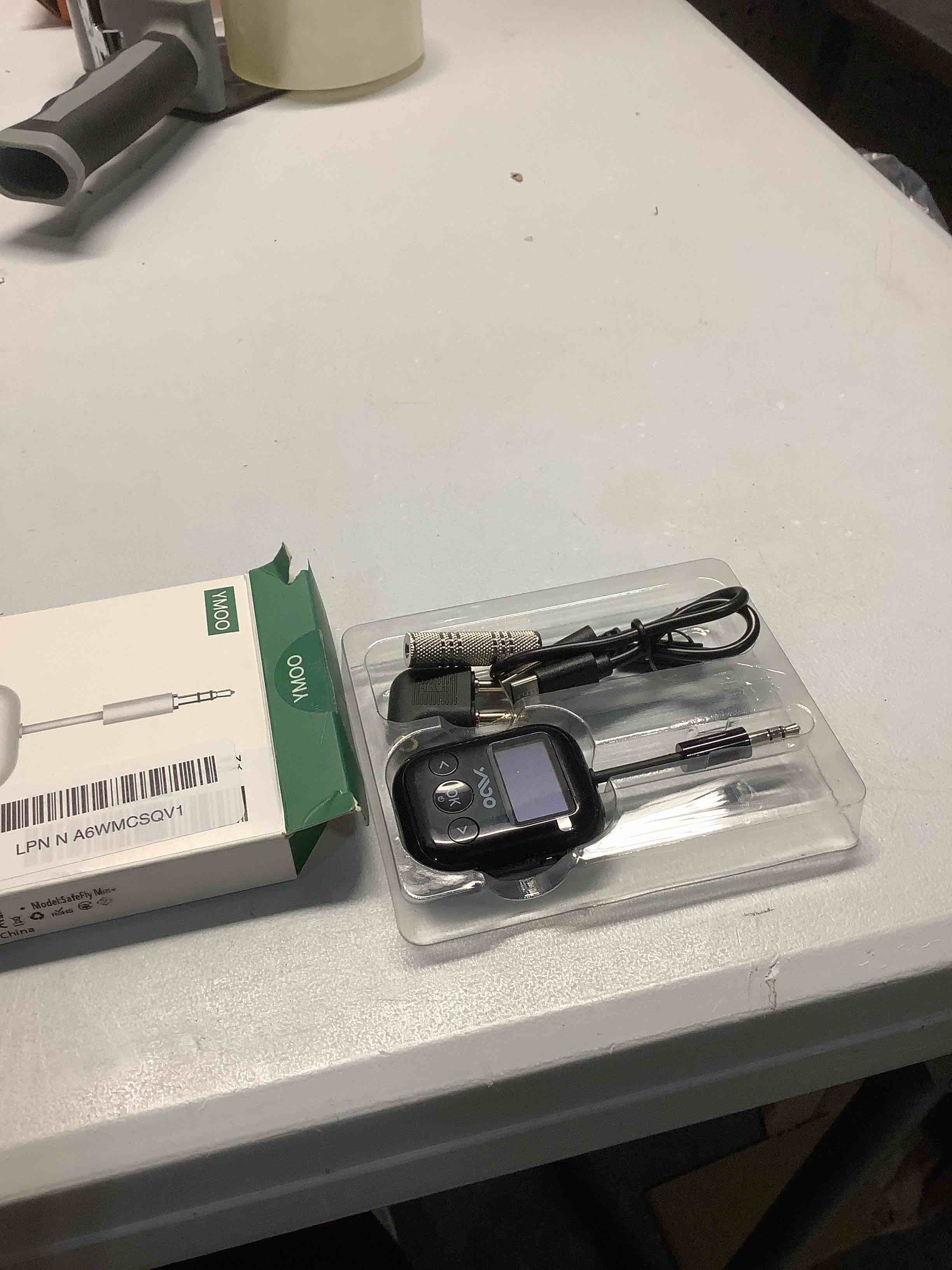 Condition photo showing Good Condition for YMOO Bluetooth 5.4 Transmitter Receiver for Airplane, Wireless Bluetooth Adapter Travel Essentials, Supports to 2 Headphones, 25H Playtime, 2-in-1 Adapter with LED Display for TVs Gym Home Black