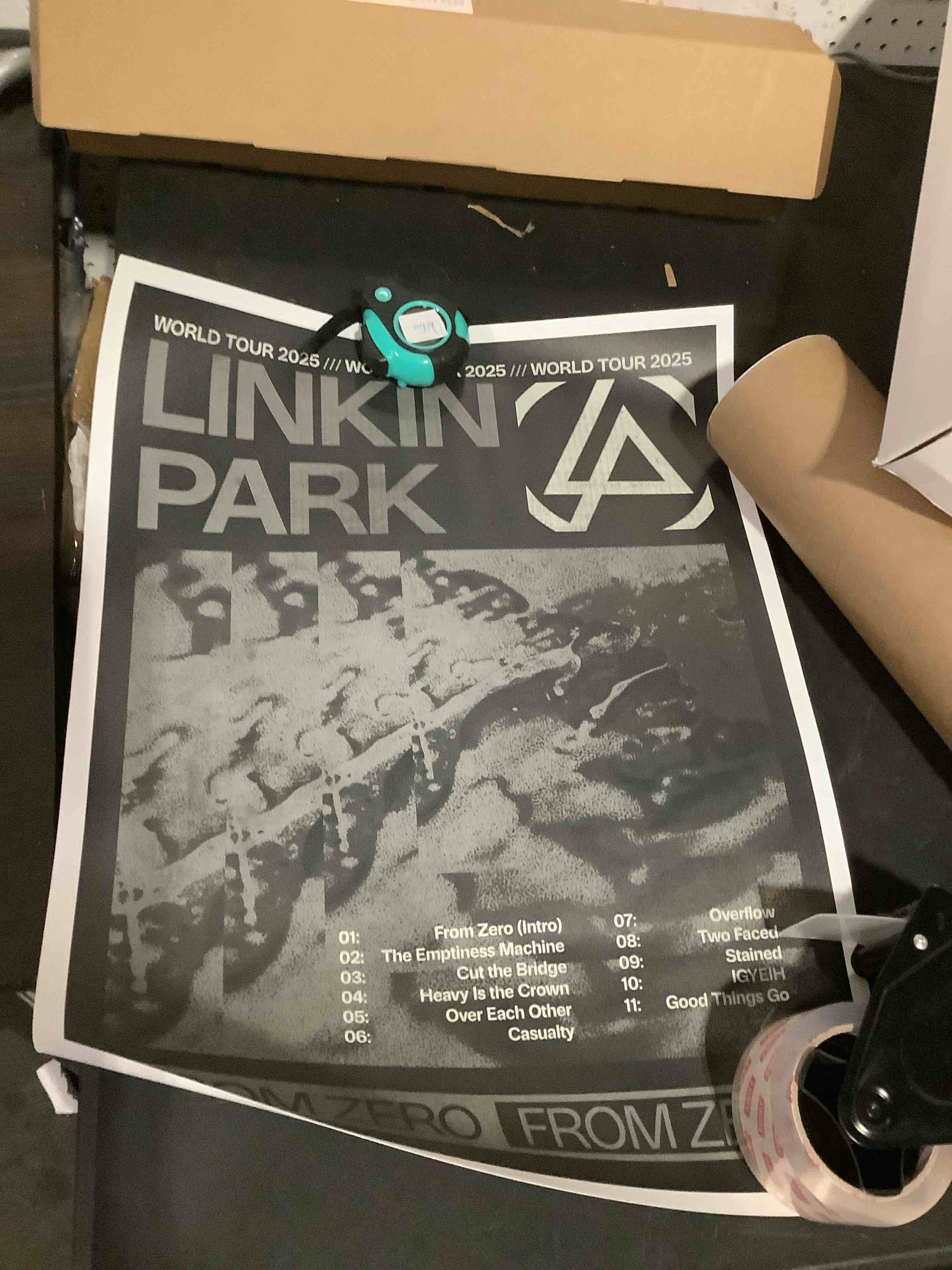 Condition photo showing Good Condition for linkin park from zero amazon music app exclusive poster