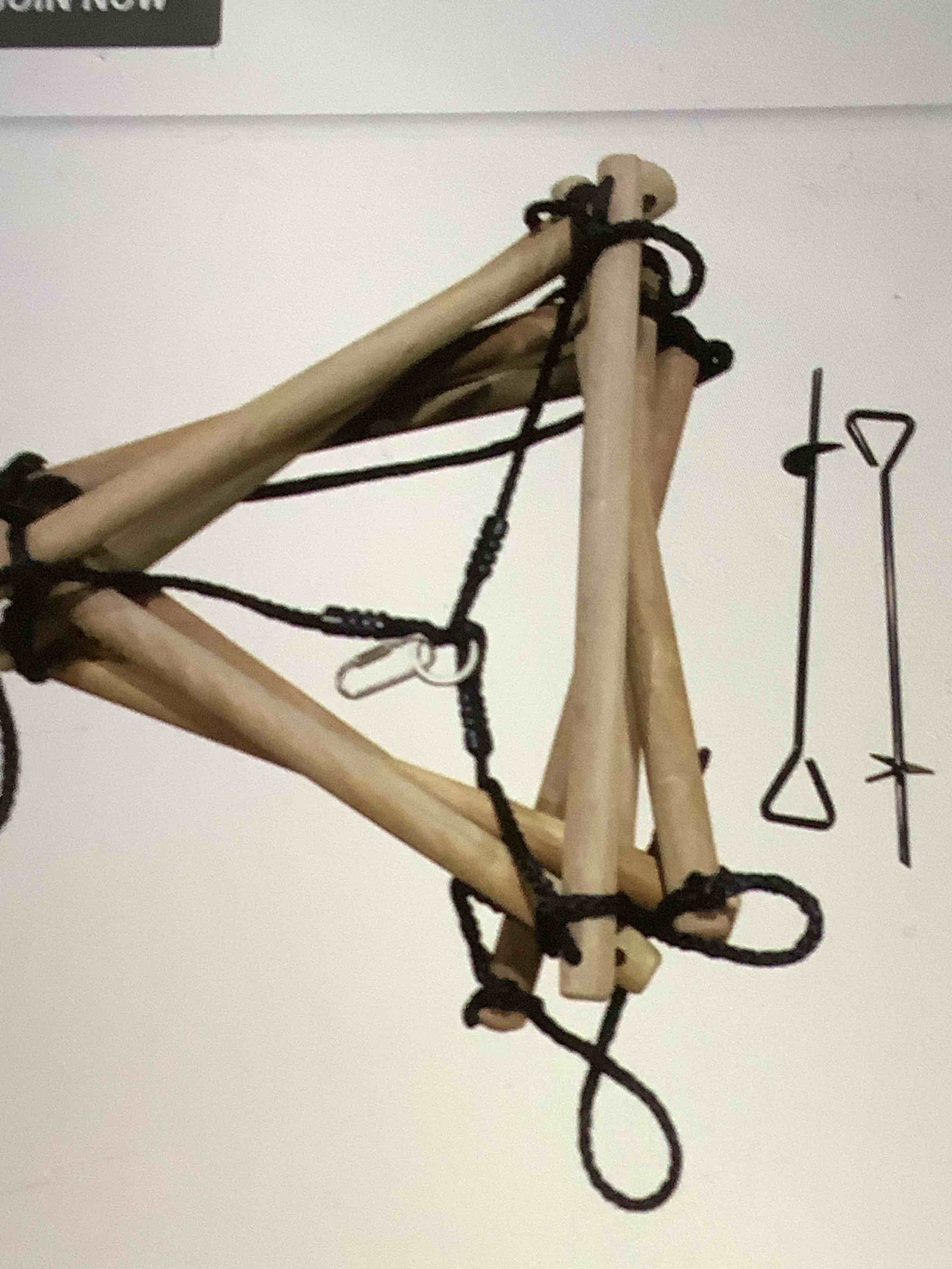 Condition photo showing New/Like New for swing n slide triangle rope ladder