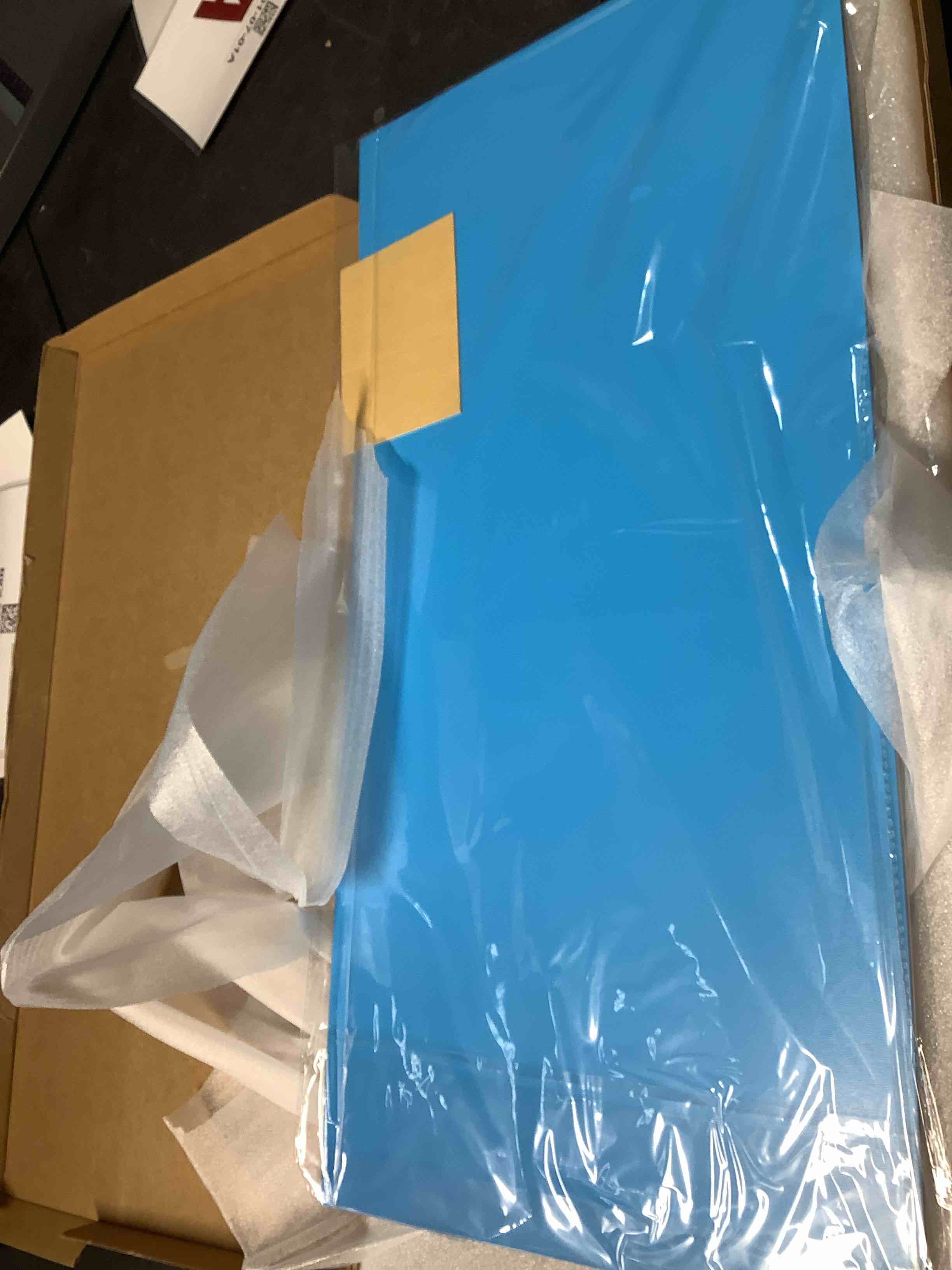 Condition photo showing Good Condition for queekay 2 pcs home gym mirrors 12" x 24" acrylic wall mirror tiles 2mm thick self adhesive mirror sheets frameless wall mounted mirror stickers decor for workout bedroom ceiling