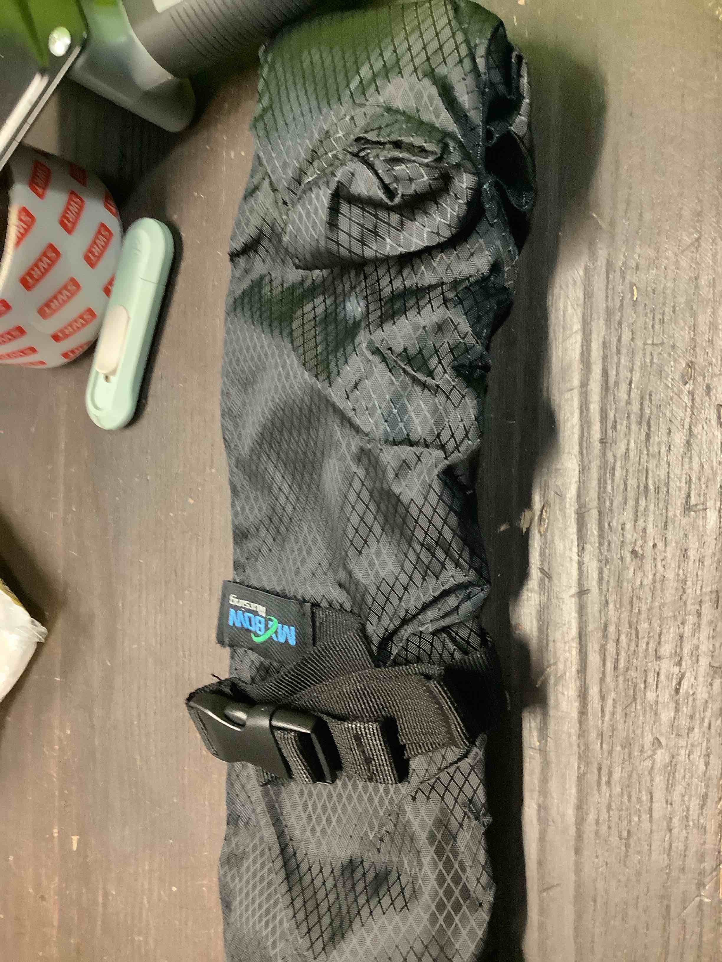 Condition photo showing Good Condition for mybow walking boot cover, orthopedic boot for broken foot injuries cast cover, tall medical walking boot cover, outdoor cast protector, surgical recovery air walker boot accessories (no sole) 1