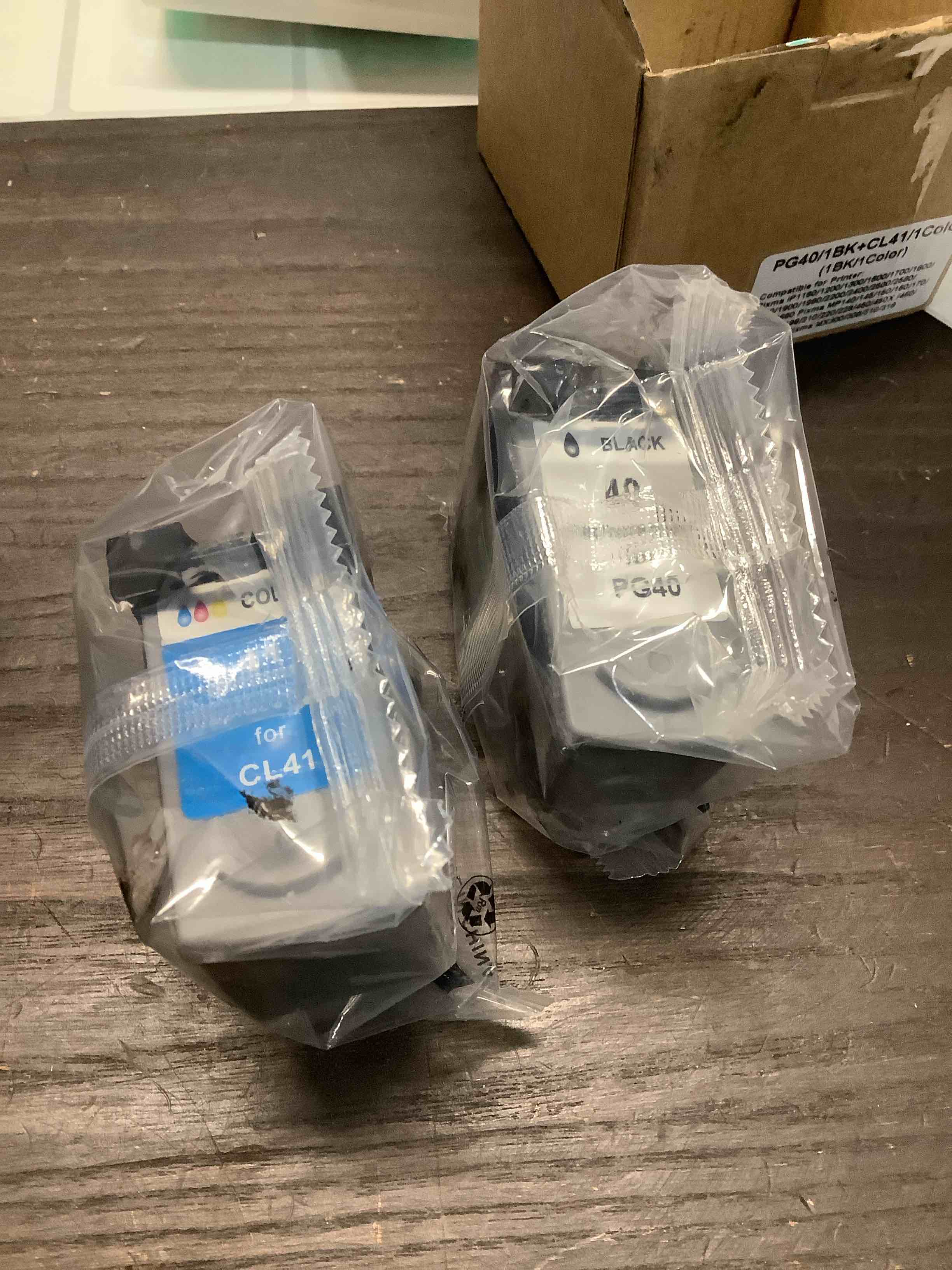 Condition photo showing Good Condition for doorstepink pg-40 black & cl-41 color remanufactured ink cartridge replacement for canon pg-40 & cl-41 - compatible with pixma ip1600/mp140/mp180/mp460/fax-jx200/fax-jx210p - standard yield 2-pack