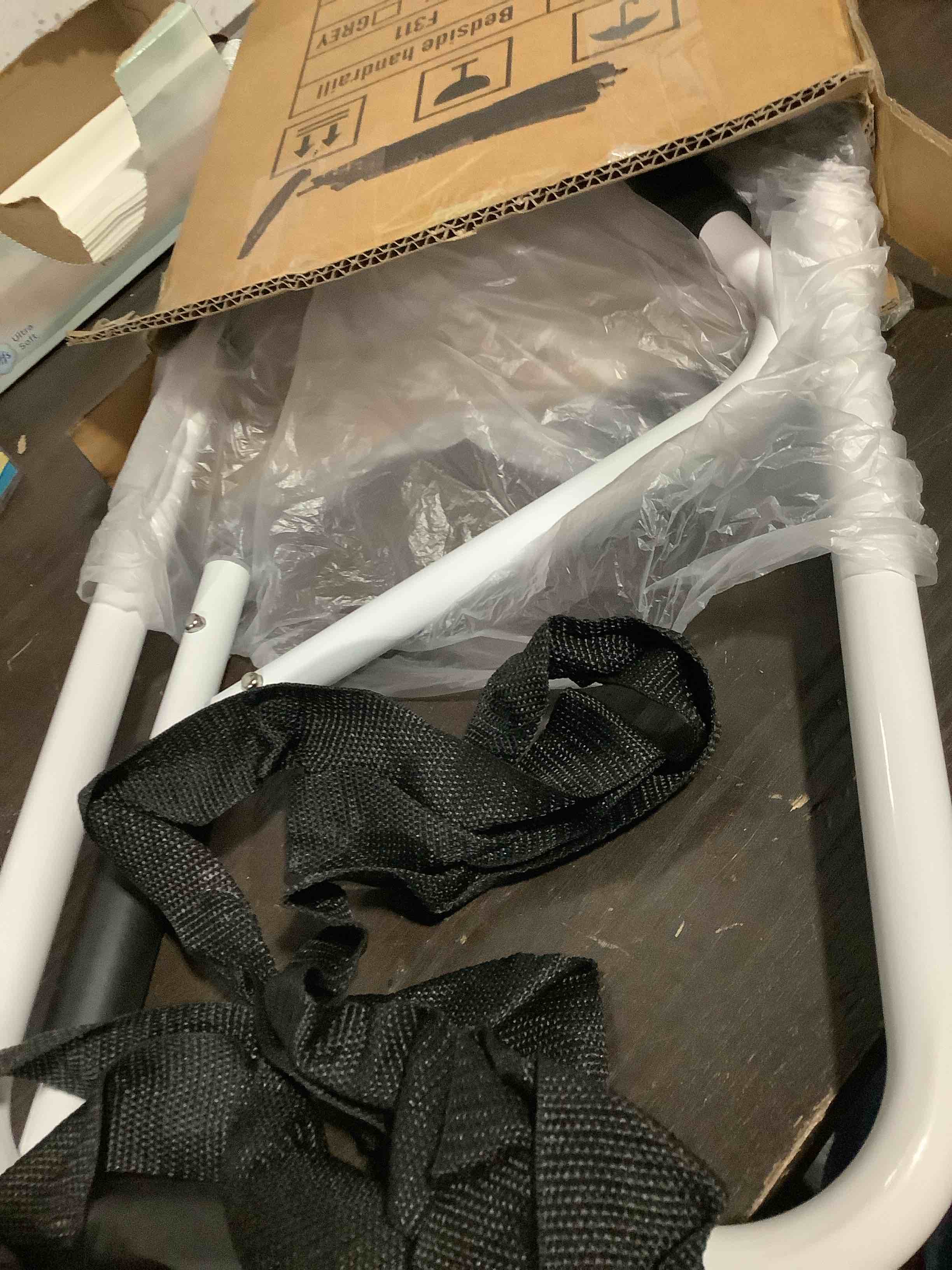 Condition photo showing As Is for bed rails for elderly adults safety,bed rail for seniors,bed rails for queen,bed safety rail for elderly adult,bed safety rail with strap,adjustable bed rail for elderly,couch rail,sofa rail black