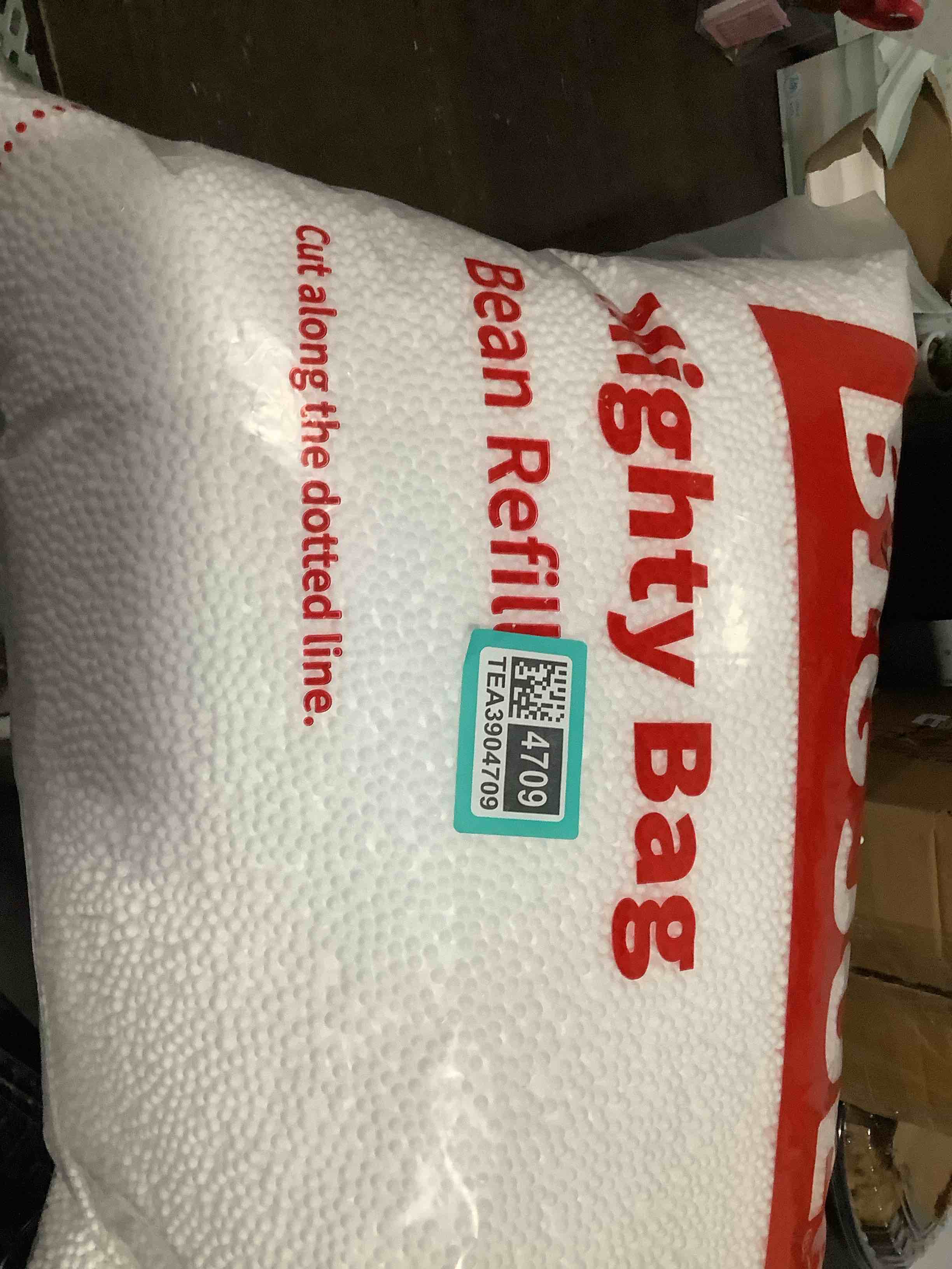 Condition photo showing New/Like New for big joe bean bag refill 1-pack 100 liter