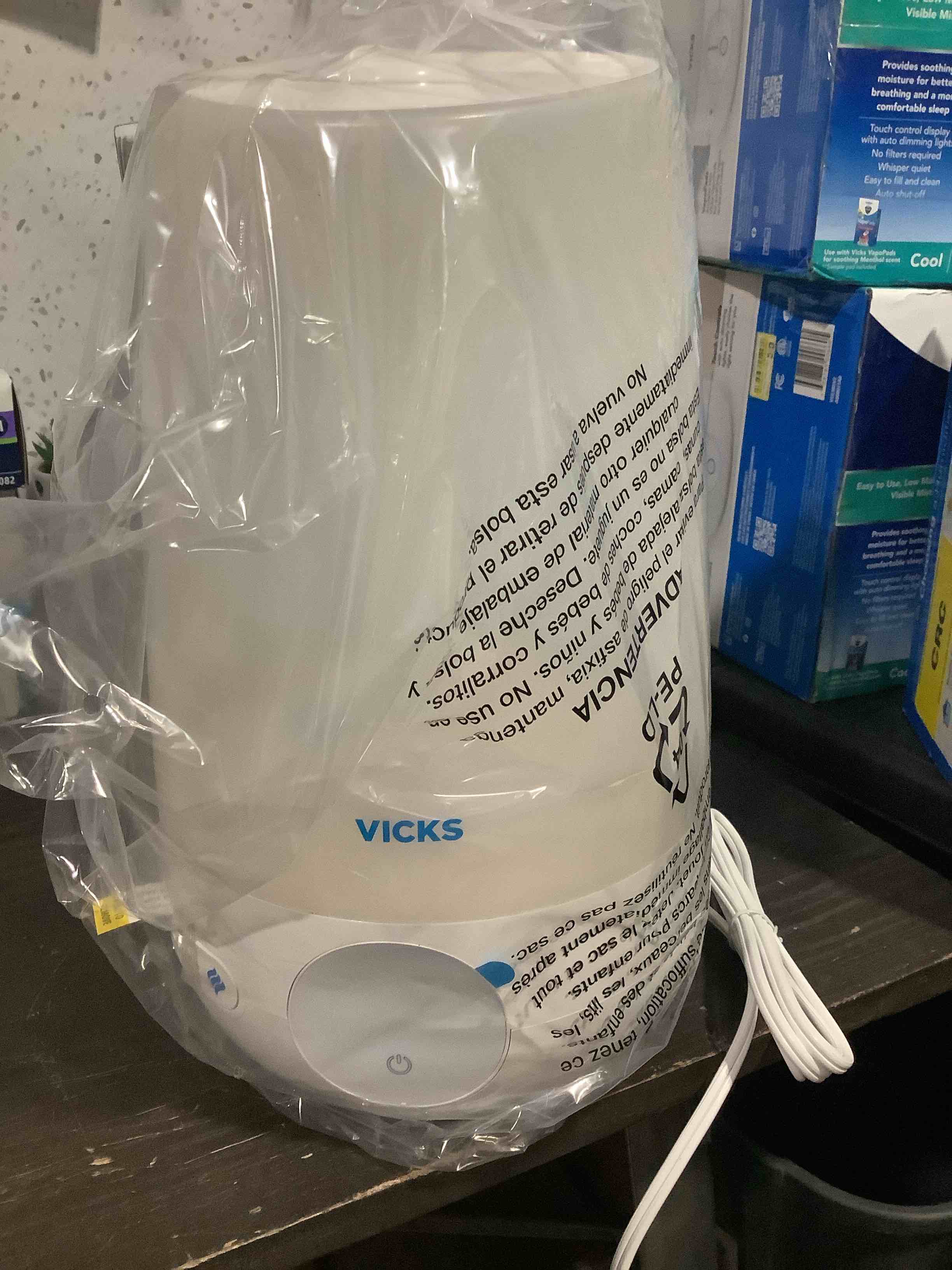 Condition photo showing Good Condition for vicks filter free plus cool mist ultrasonic humidifier - 1.2gal