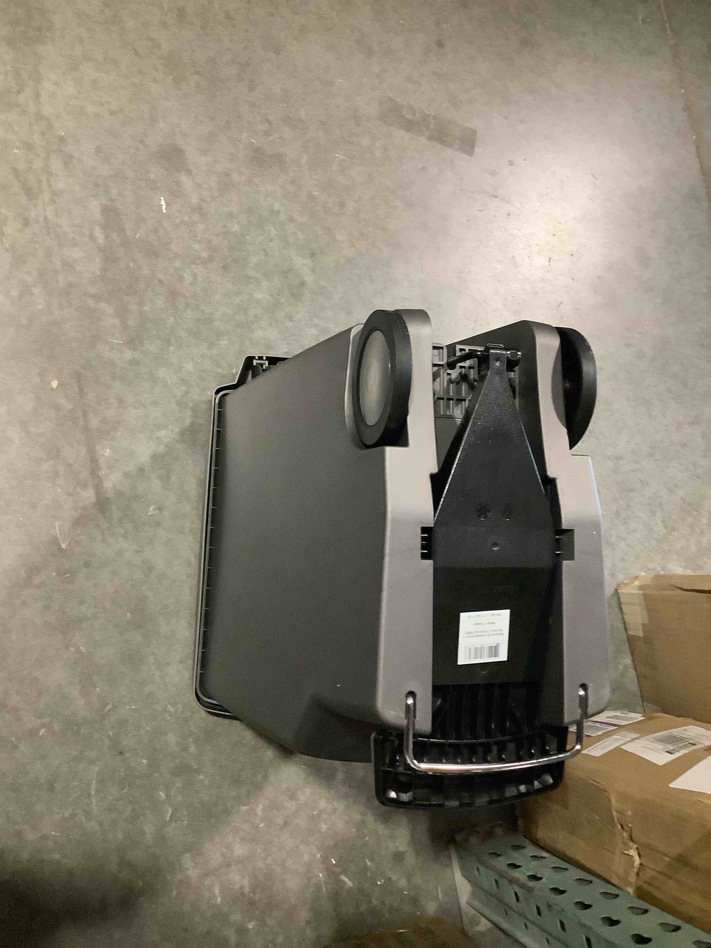 Condition photo showing Good Condition for simplehuman 40 liter / 10.6 gallon slim kitchen step trash can with secure slide lock, grey plastic gray