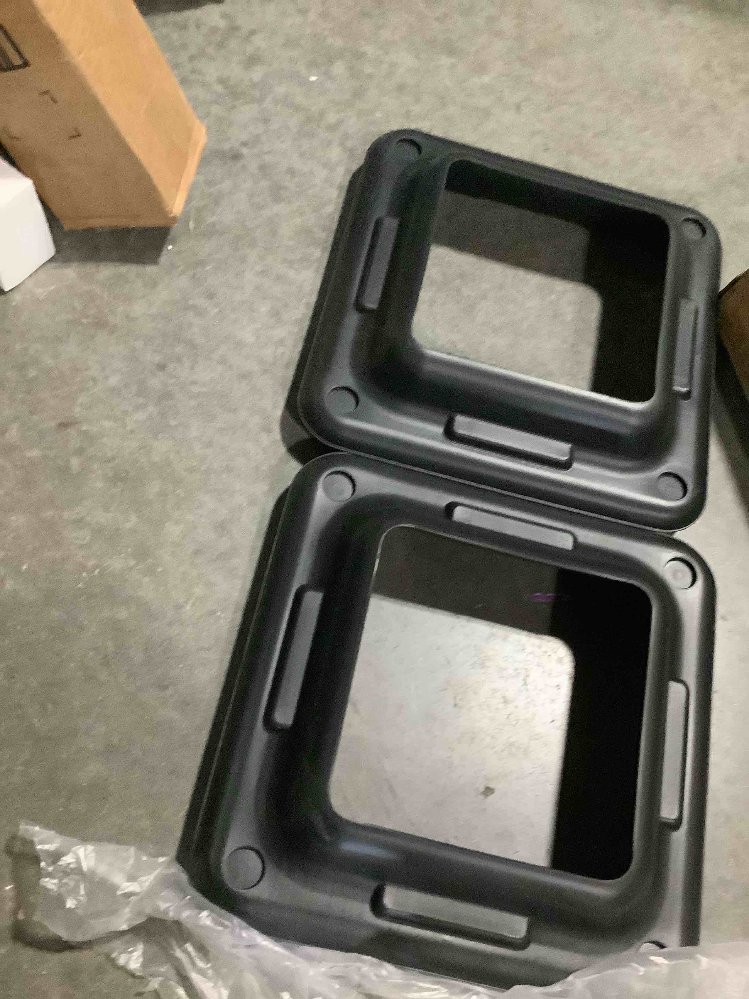 Condition photo showing Good Condition for similar color** the original step exercise step platform, health club size stepper for exercise at home with 4 stackable risers for height adjustments 4 risers grey