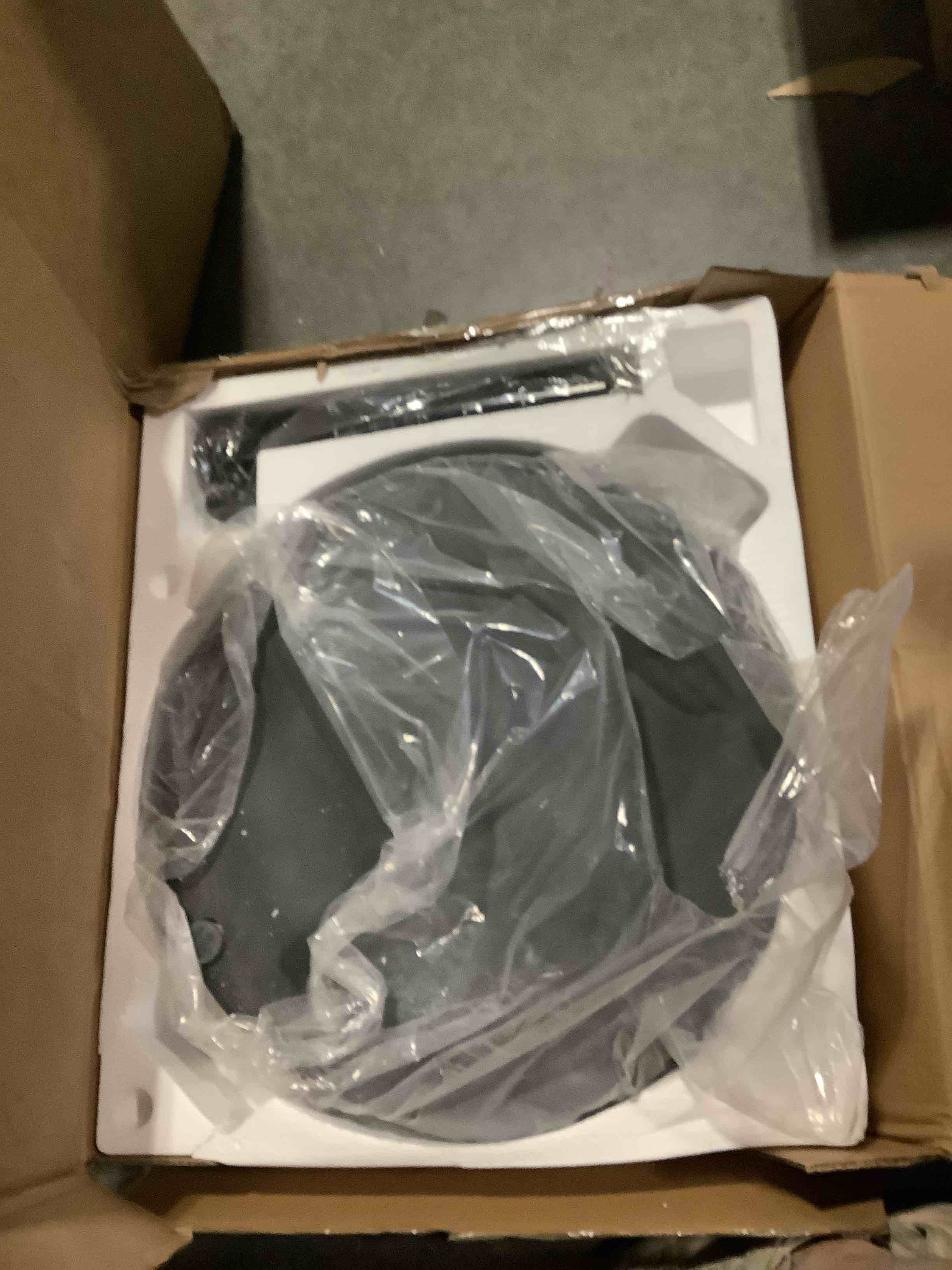 Condition photo showing Good Condition for california umbrella 50 lbs. round concrete weighted powdercoated steel umbrella base, black frame, one size , cfmt160-black