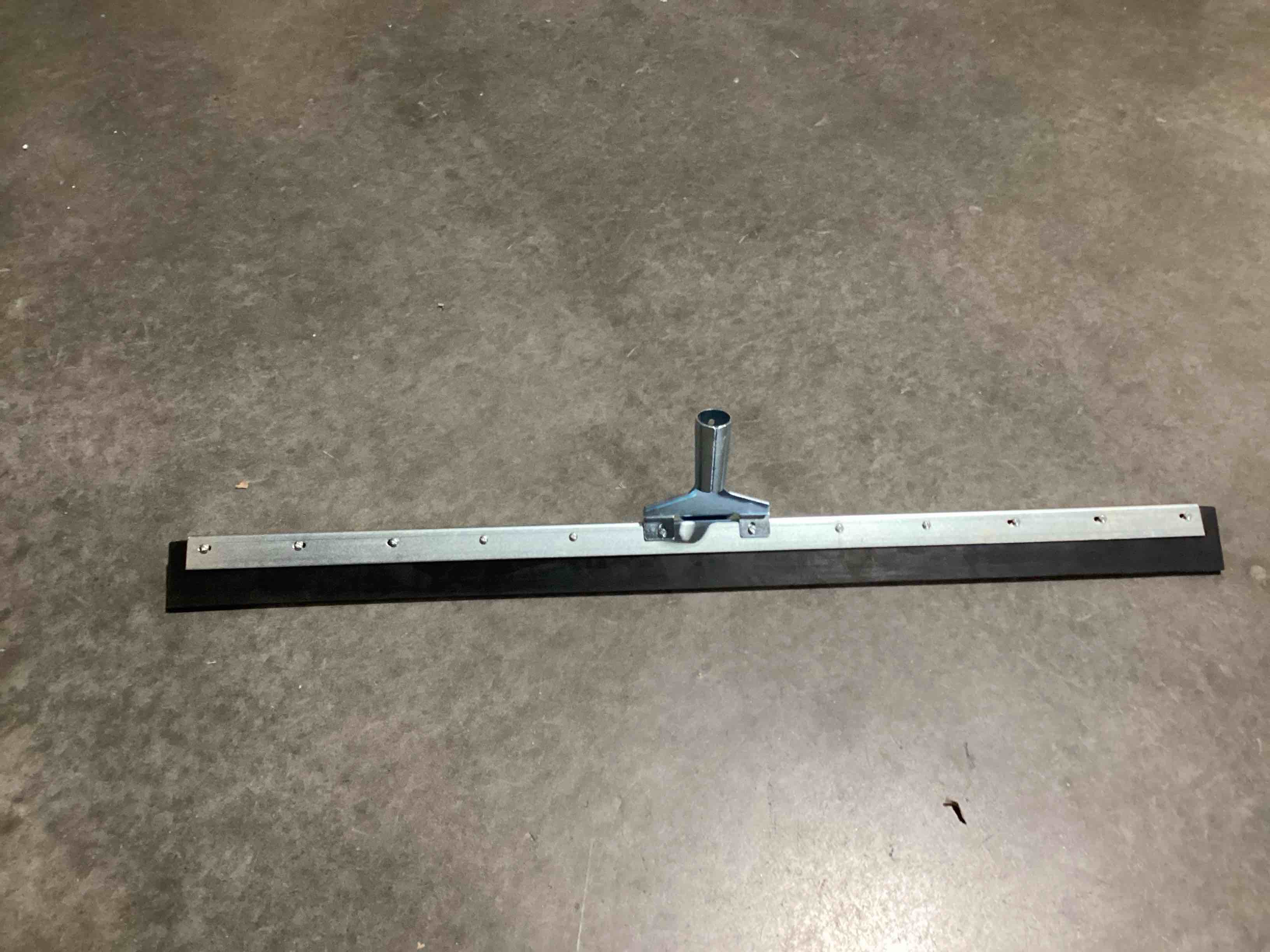 Condition photo showing Good Condition for dsv standard garage floor squeegee 18’’, neoprene blade asphalt squeegee, taper pole connection - handle sold separately for tiles, concrete and asphalt 18-inch