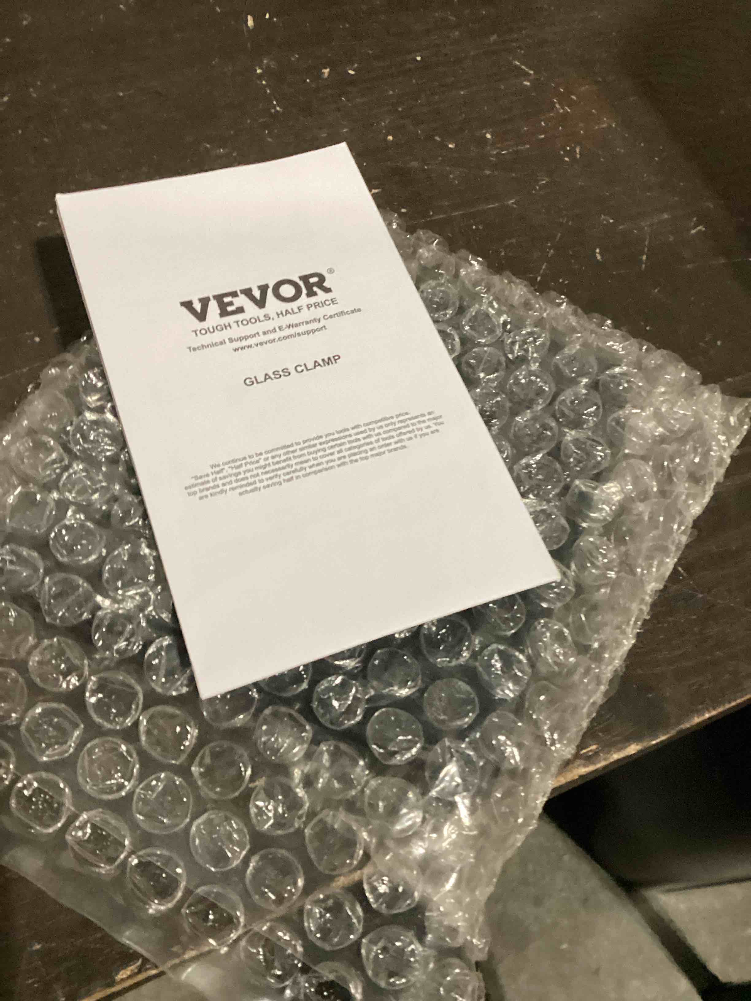 Condition photo showing Good Condition for vevor 41" glass railing post - stainless steel balustrade bracket for 3/8"-1/2" tempered glass, deck balcony stair glass baluster - 41.3 inches