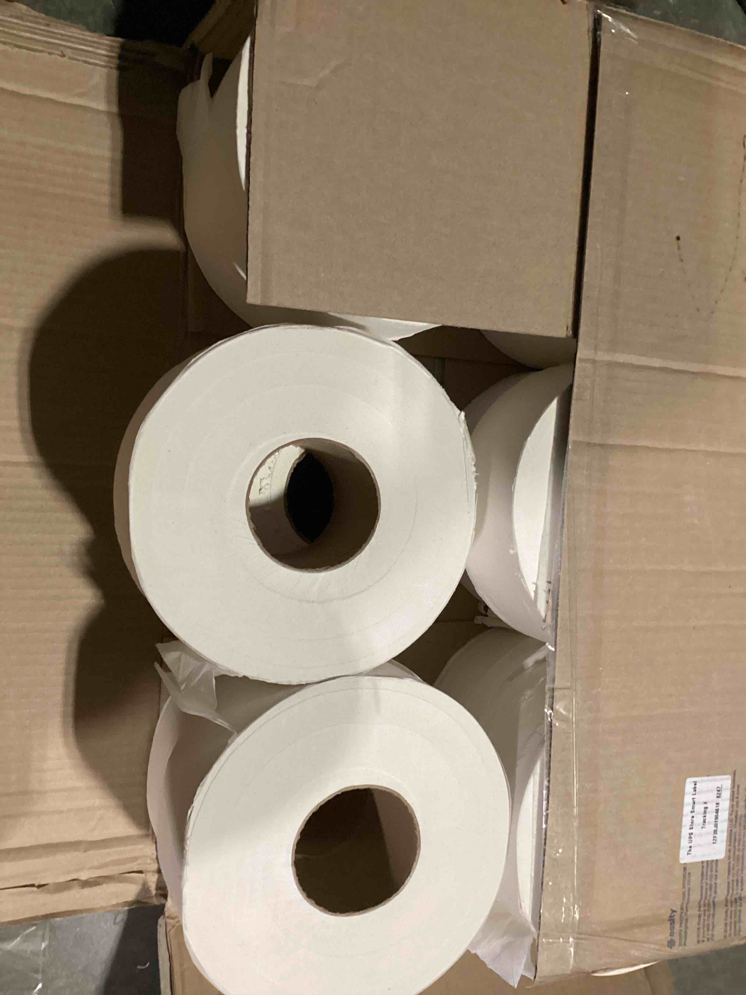 Condition photo showing Good Condition for tork jumbo toilet paper roll white t22, universal, 2-ply, 12 x 1000', tj0922a 12 roll (pack of 1)