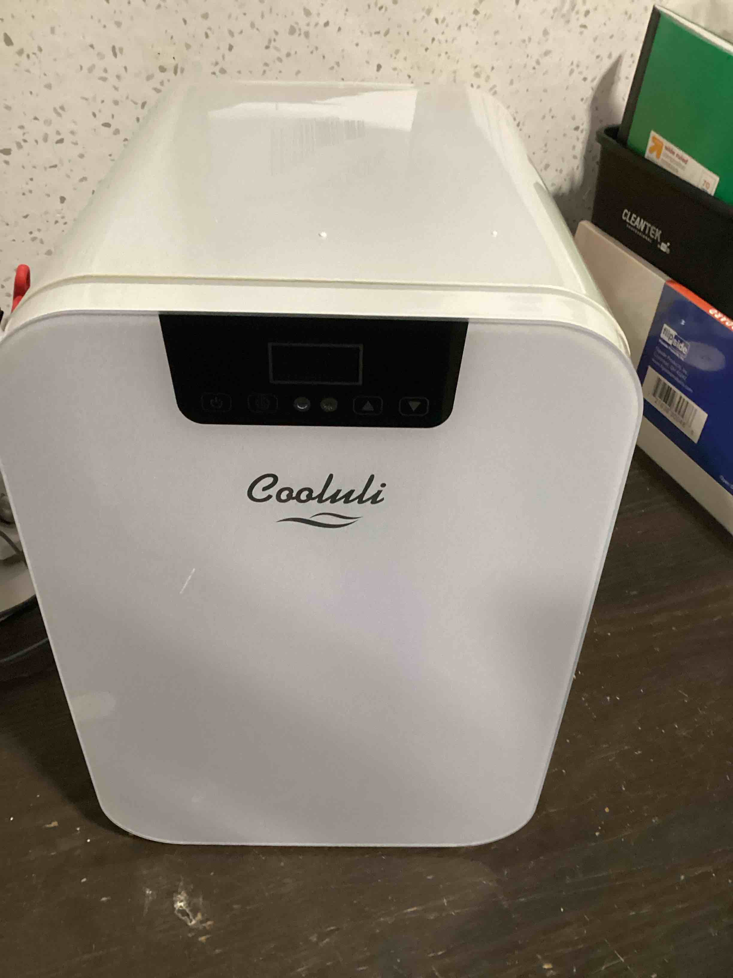 Condition photo showing As Is for cooluli concord 20-liter compact cooler/warmer mini fridge white