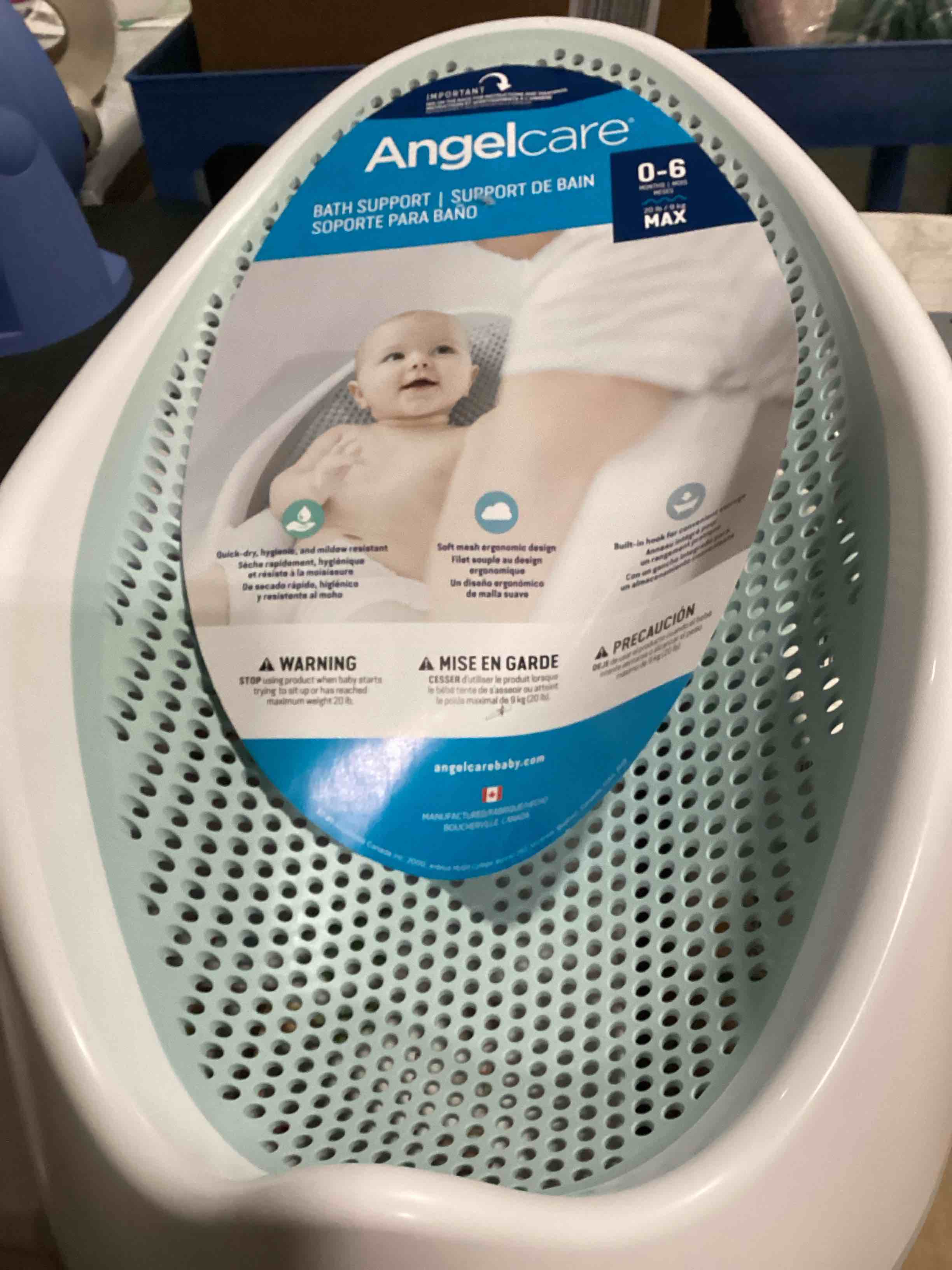 Condition photo showing Good Condition for angelcare baby bath support (aqua) | ideal for babies less than 6 months old