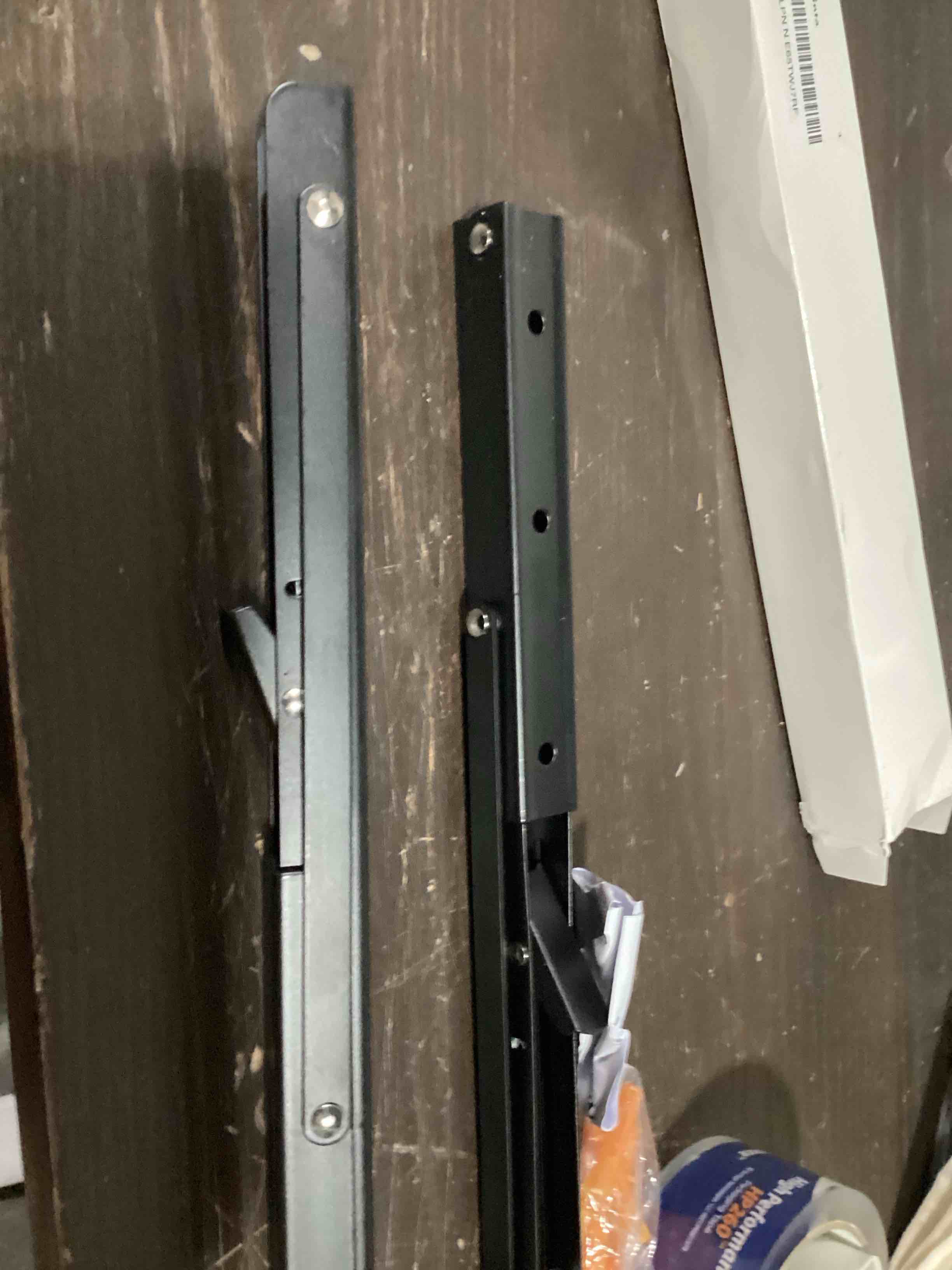 Condition photo showing Good Condition for ravinte 2 pack 14 inch folding shelf brackets – matte black, heavy duty collapsible brackets for tables and benches – space-saving design 14 inch 2