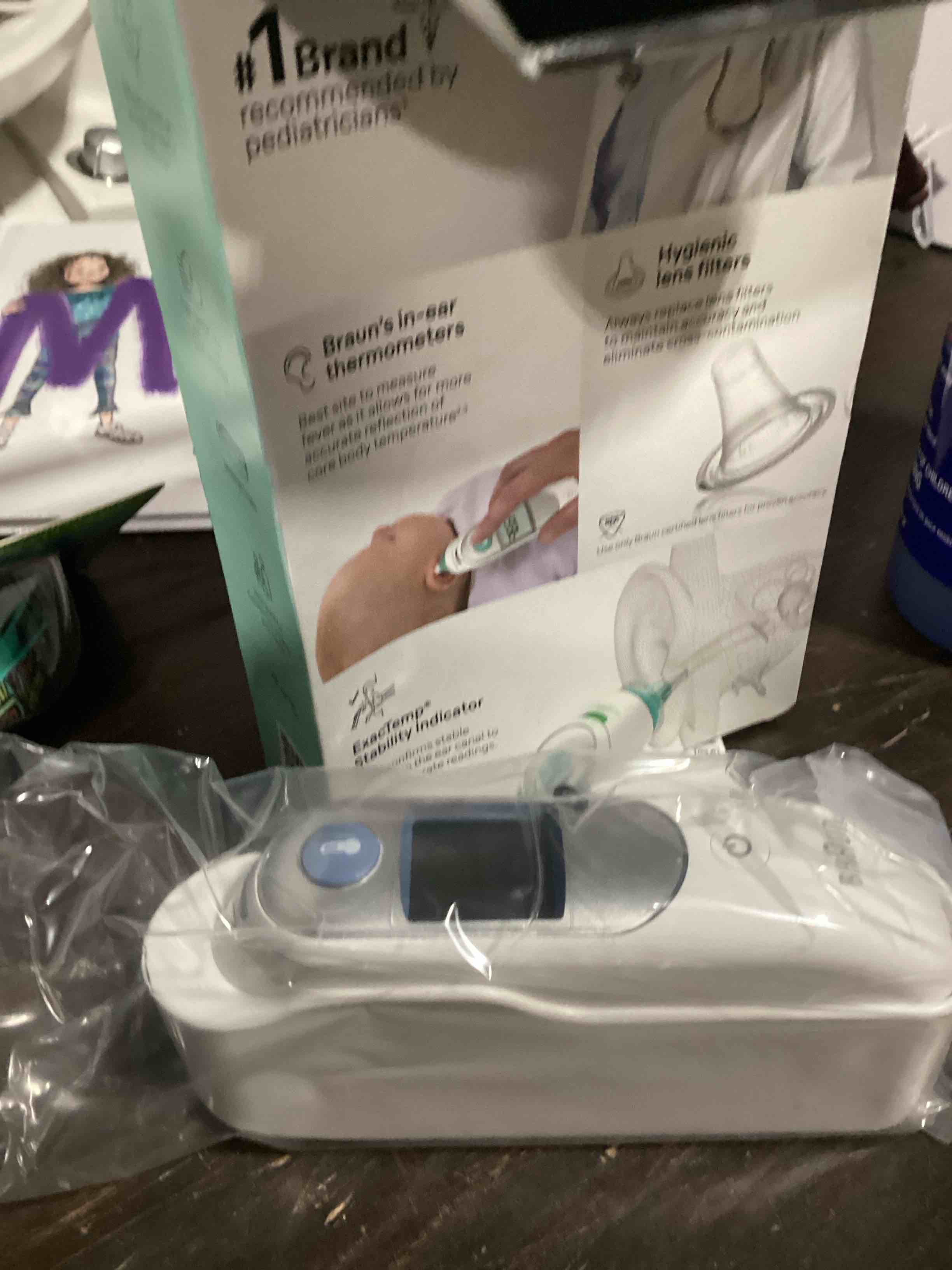 Condition photo showing Good Condition for braun thermoscan 5 ear thermometer, digital display, baby and infant thermometer with exactemp stability indicator for professional accuracy, recommended by pediatricians