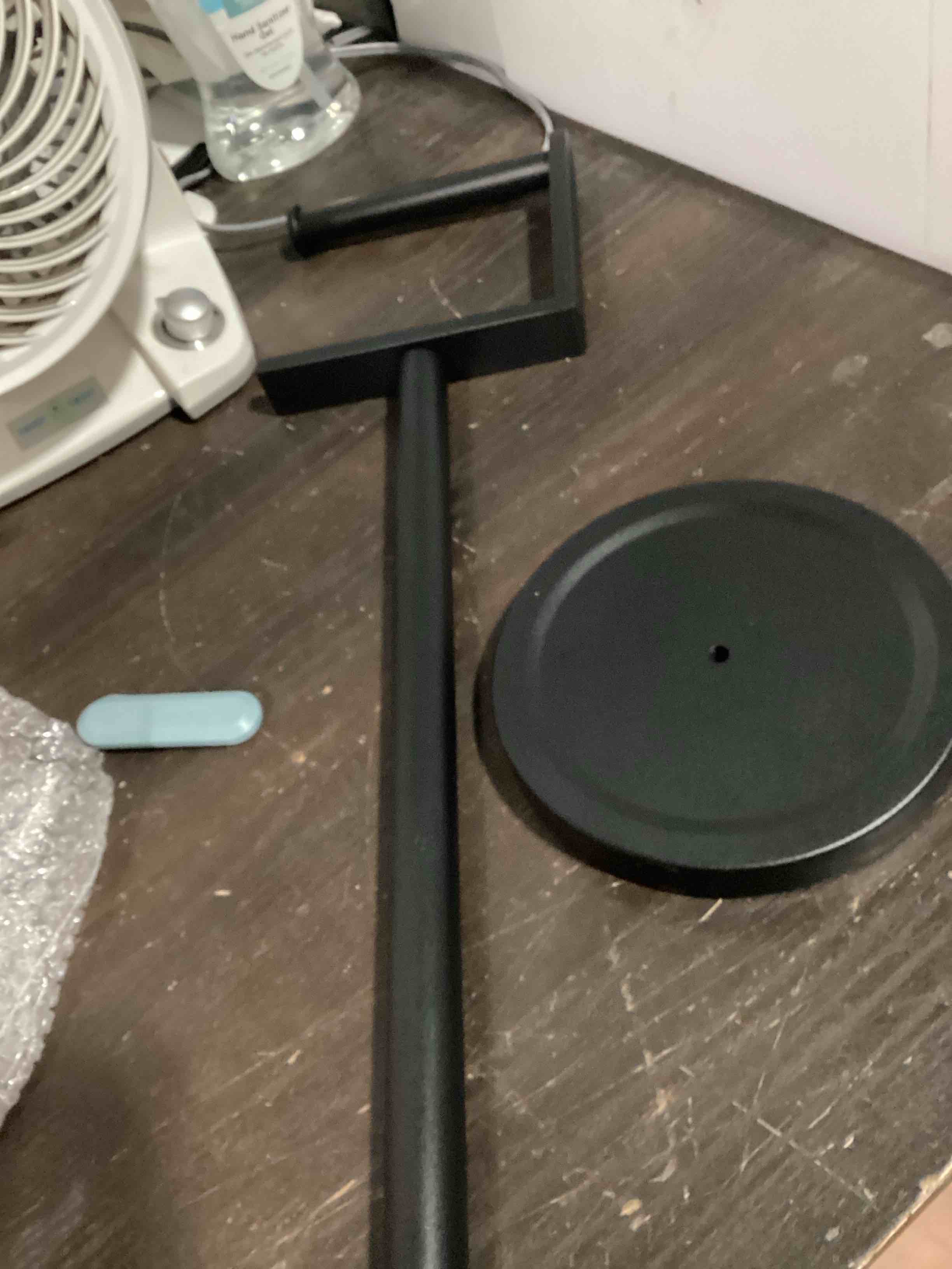 Condition photo showing Good Condition for heavy duty toilet paper holder stand, stable weighted base toilet paper holder free standing, stainl