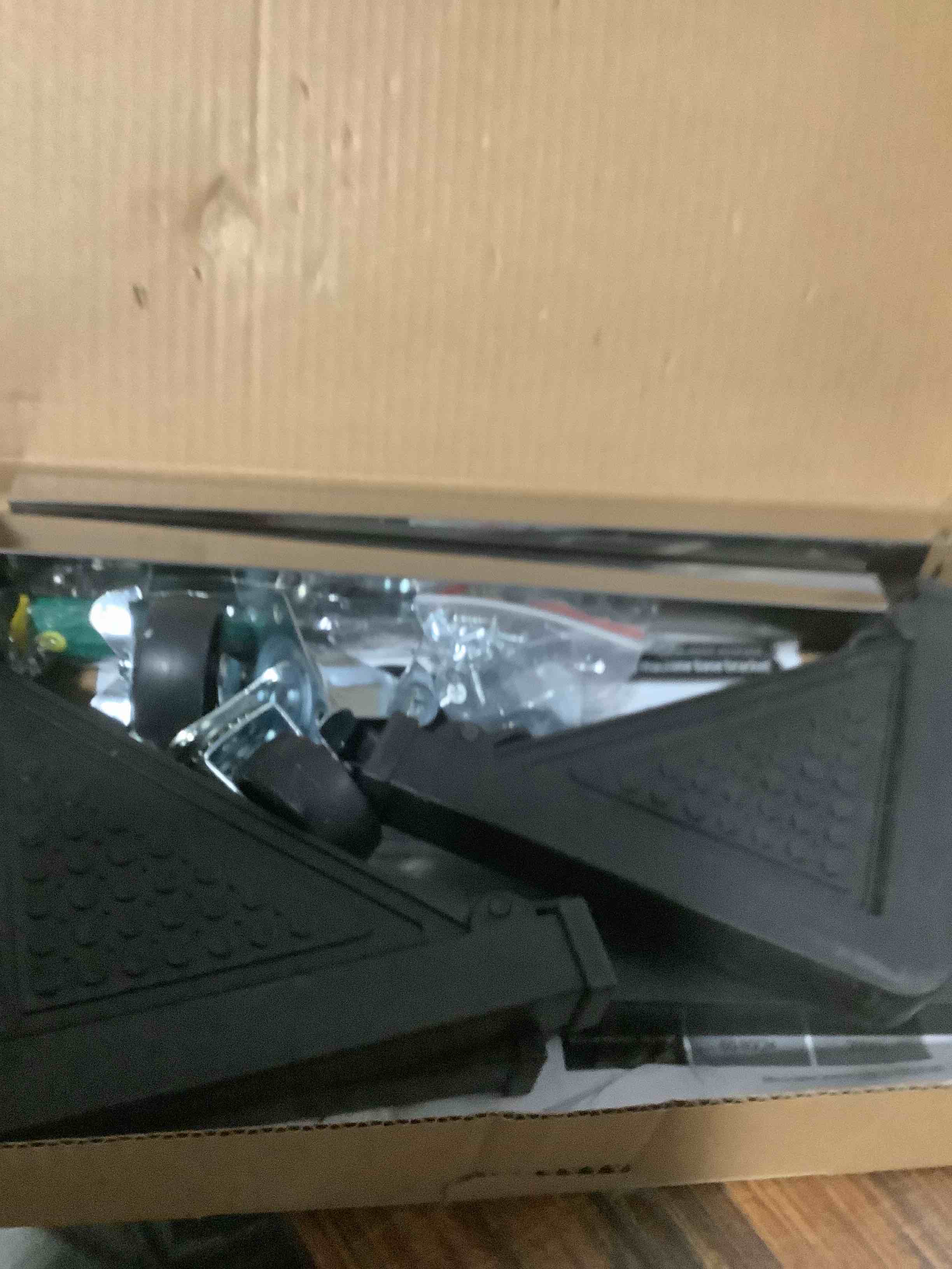 Condition photo showing Good Condition for Mini Fridge Stand with 4 Locking Wheels 16.9"-25.6" Adjustable Dolly Base for Furniture Portable Refrigerator Stand?Black?