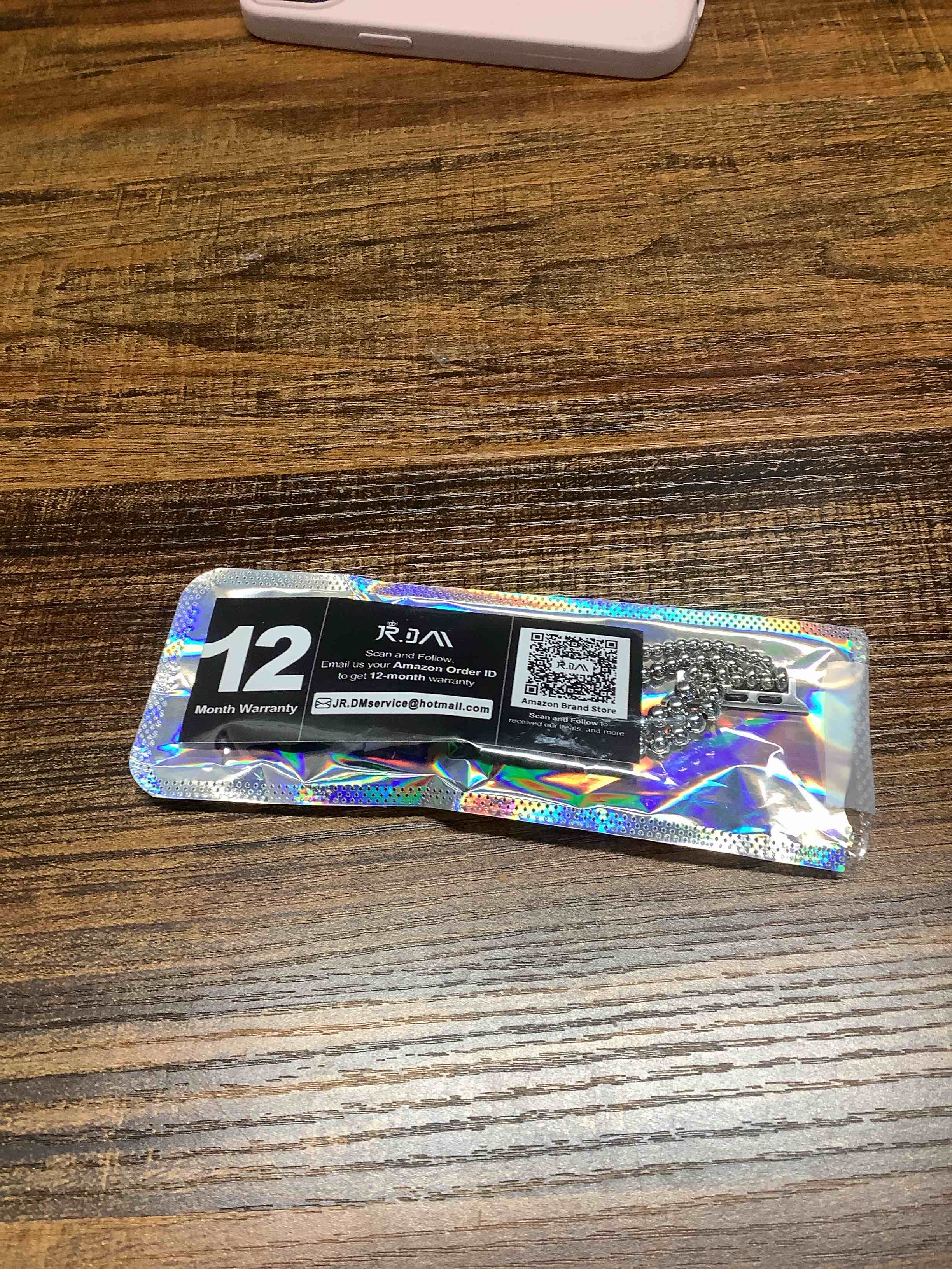 Condition photo showing Good Condition for JR.DM Silver Beaded Bracelet Bands Women Compatible with Apple Watch 40mm 42mm(S10/11) 41mm 38mm Dressy Fancy Stretchy Elastic Jewelry Strap Replacement for iWatch Series 11/10/9/8/7/6/5/4/3/2/1/SE Silver 38/40/41/42mm(Series 11/10)-S