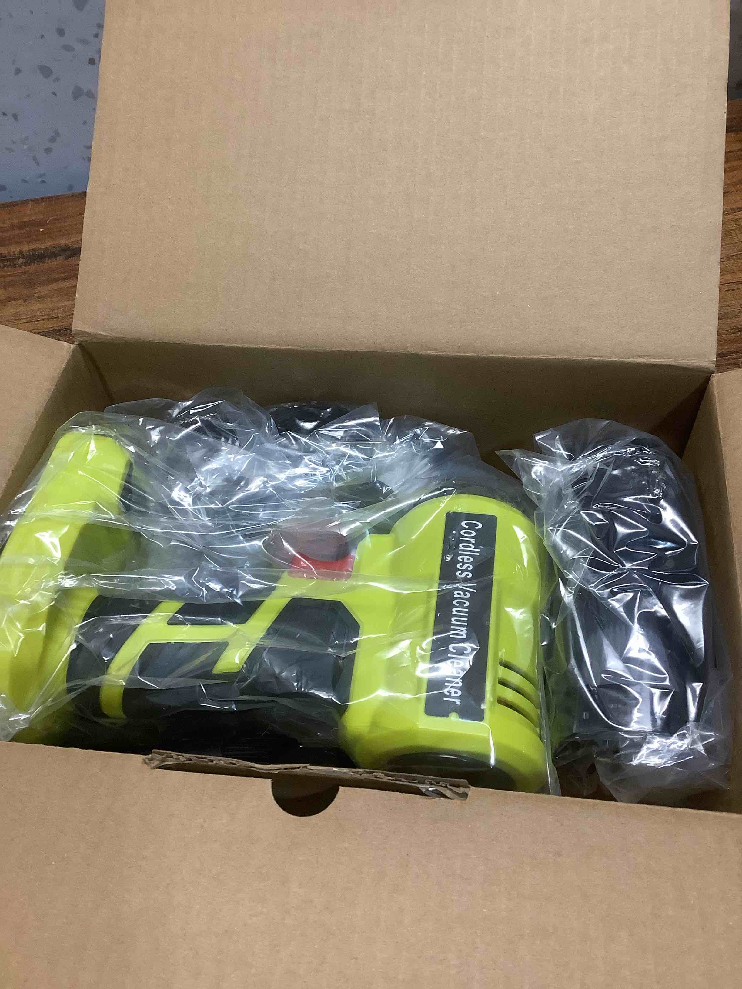 Condition photo showing Good Condition for Cordless Vacuum Cleaner for Ryobi 18V Battery, Electric Handheld Vacuum Cleaner with 105AW Powerful Suction, Portable Vacuum Cleaner for Floor, Carpet, Car, Home (Battery Not Included)