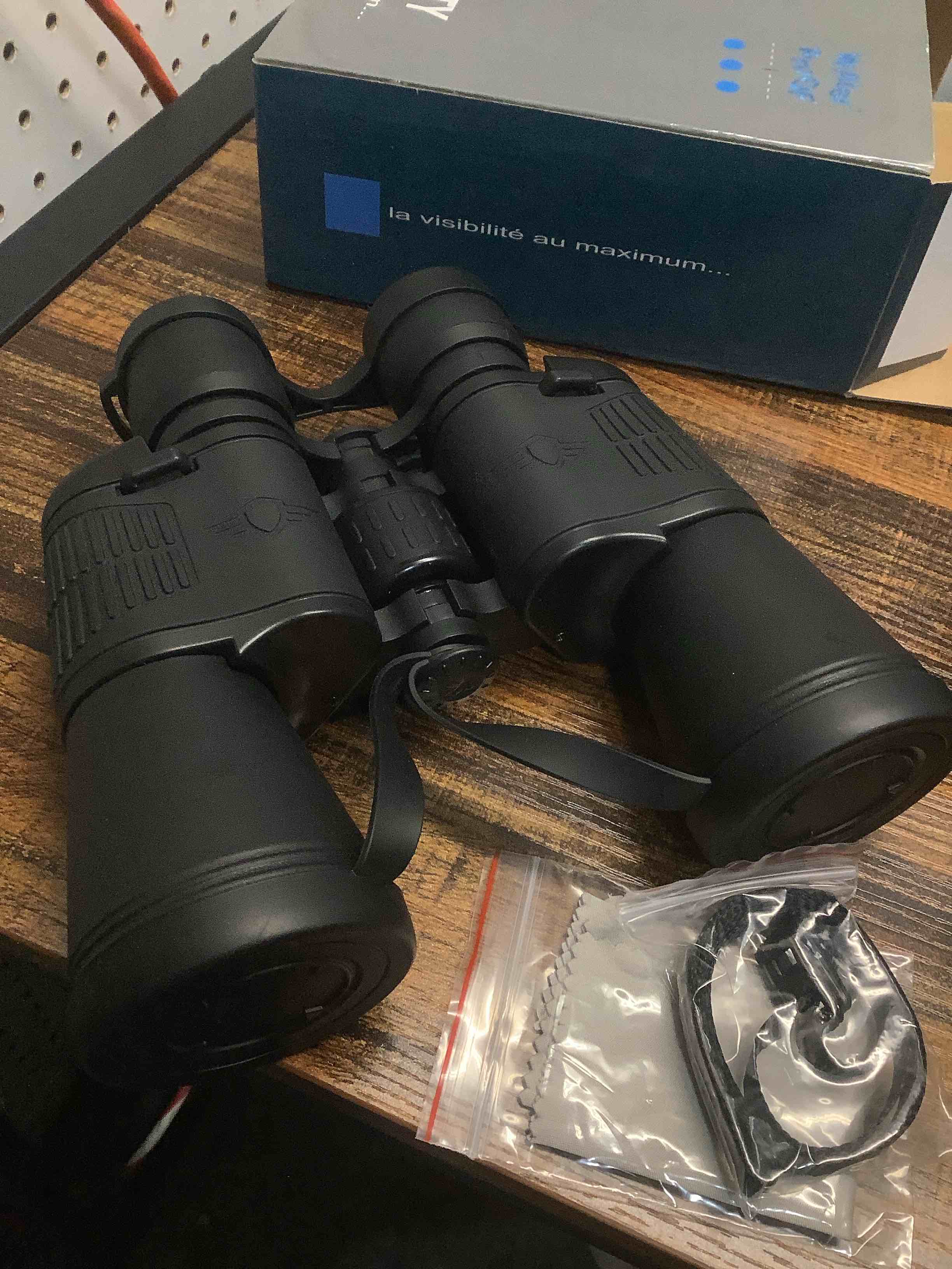 Condition photo showing Good Condition for 20x52 Binoculars for Adults High Powered - HD Large View Binoculars with Low Light Vision - Professional Binocular for Bird Watching Hunting Travel Cruise Outdoor Sports with Carrying Bag