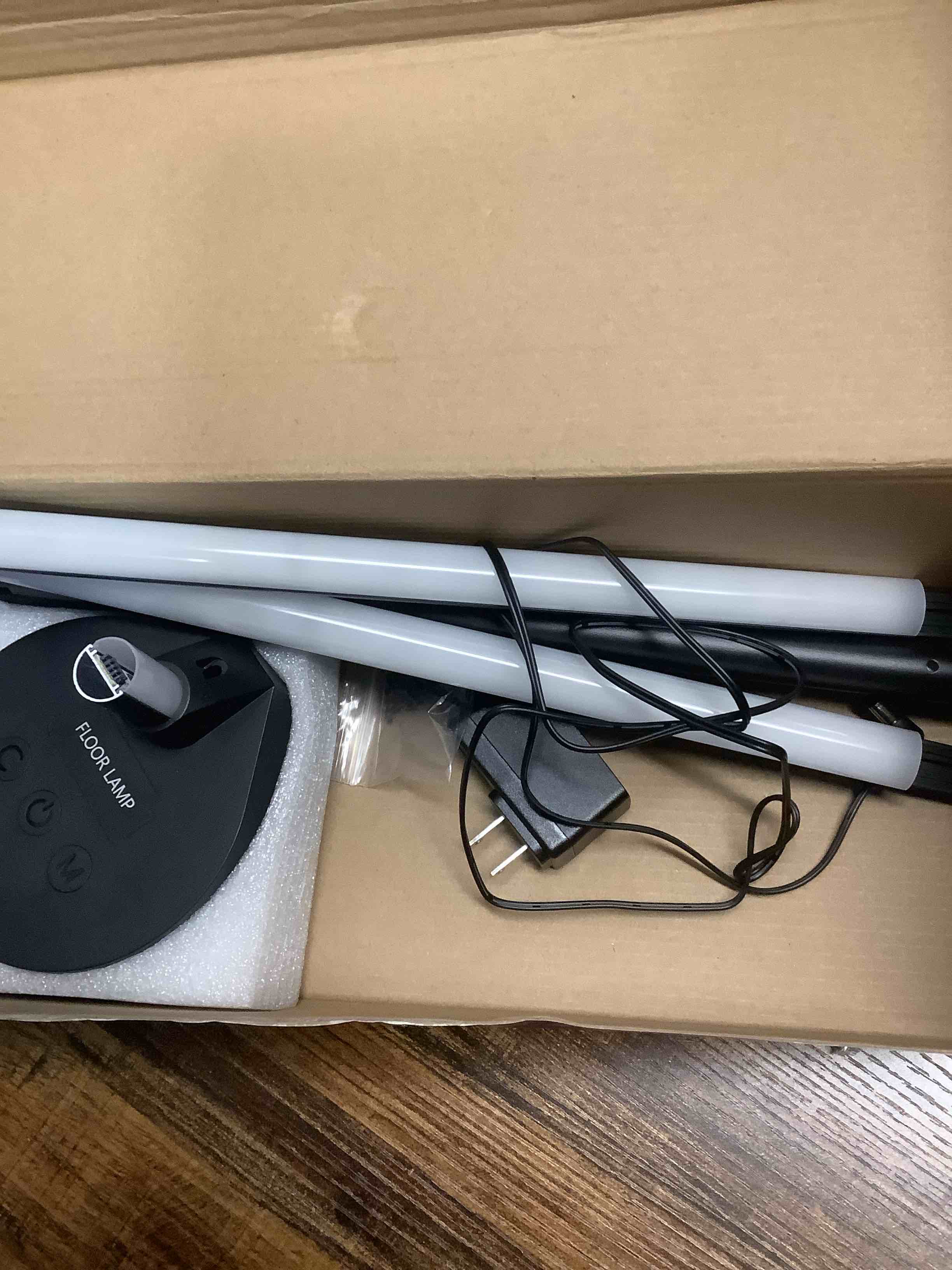 Condition photo showing Good Condition for Corner Floor Lamp - Smart RGB LED Corner Lamp with App and Remote Control, 16 Million Colors & 68+ Scene, Music Sync, Timer Setting - Ideal for Living Rooms, Bedrooms, and Gaming Rooms 1_Pack