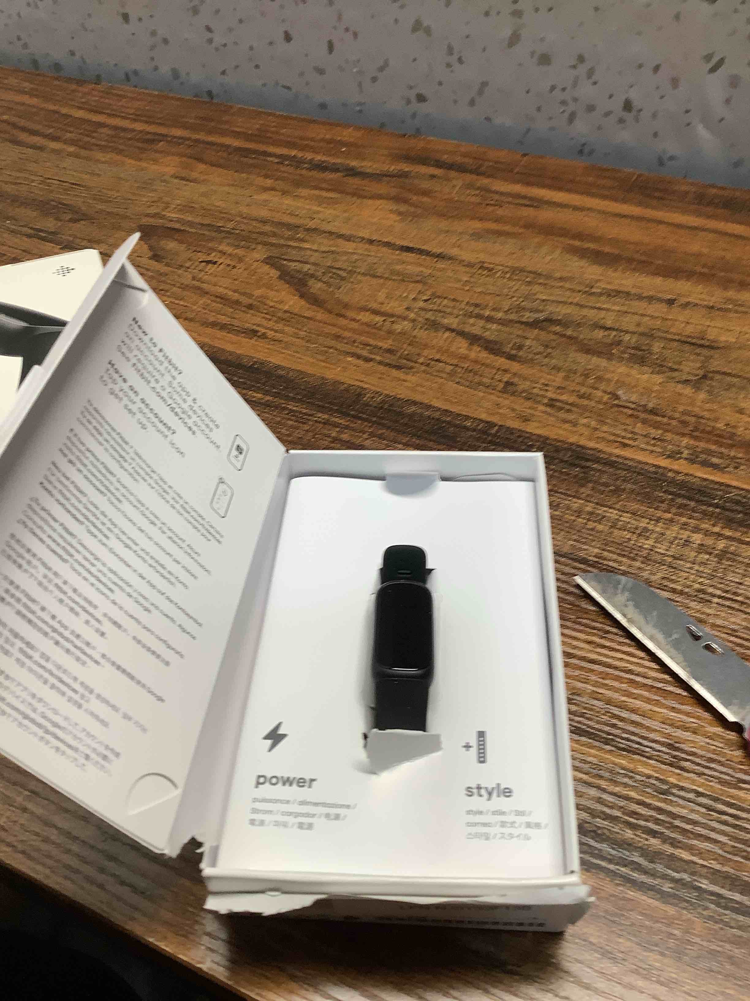 Condition photo showing Good Condition for Fitbit Inspire 3 Health &-Fitness-Tracker with Stress Management, Workout Intensity, Sleep Tracking, 24/7 Heart Rate and more, Midnight Zen/Black One Size (S & L Bands Included) Black/Midnight Zen