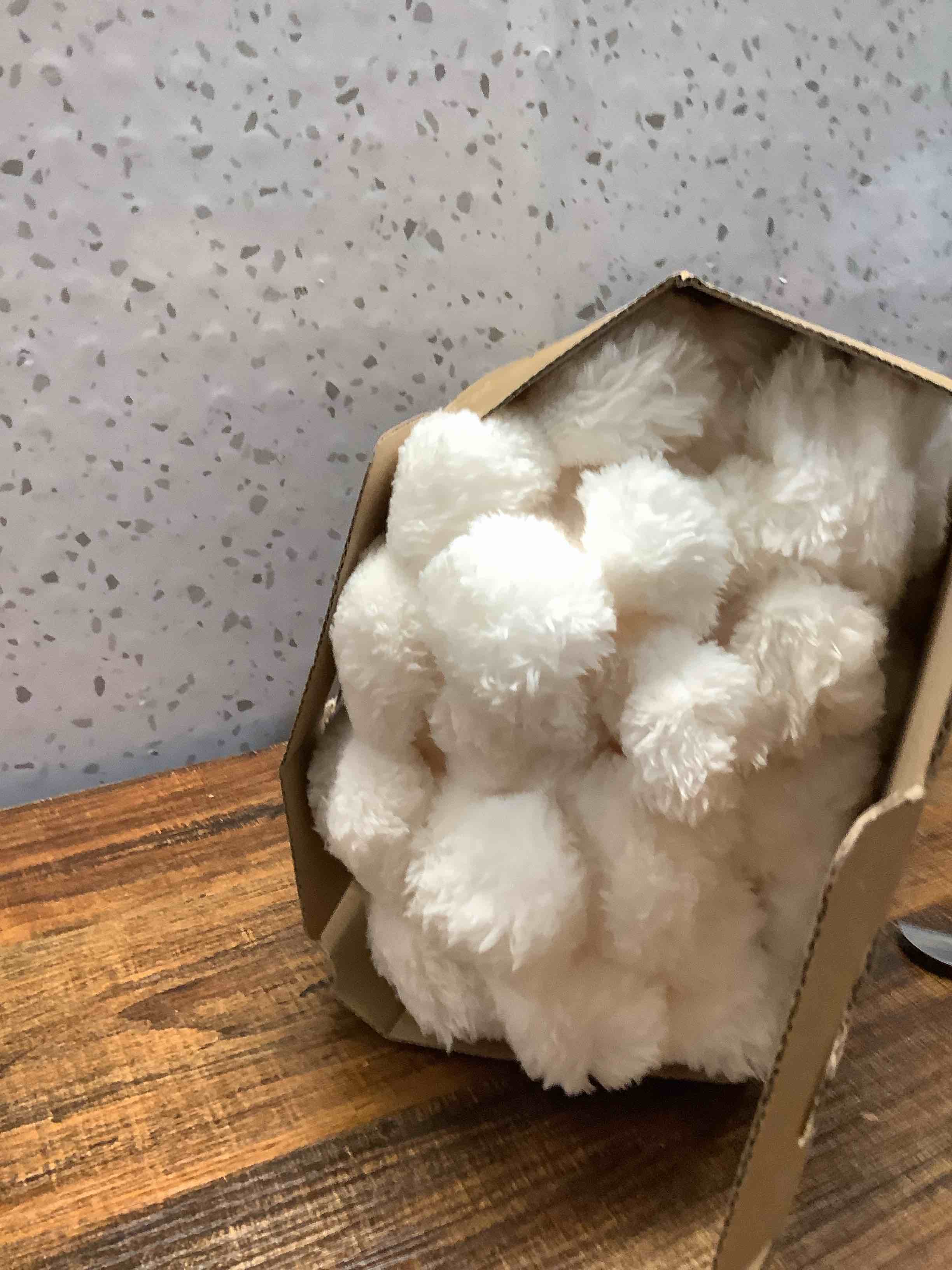 Condition photo showing Good Condition for Bedsure White Throw Fleece Blanket for Couch - Super GentleSoft Cozy Blankets for Women, Cute Small Throws for Girls, 50x60 Inches, Wider Striped Design White Throw (50" x 60")