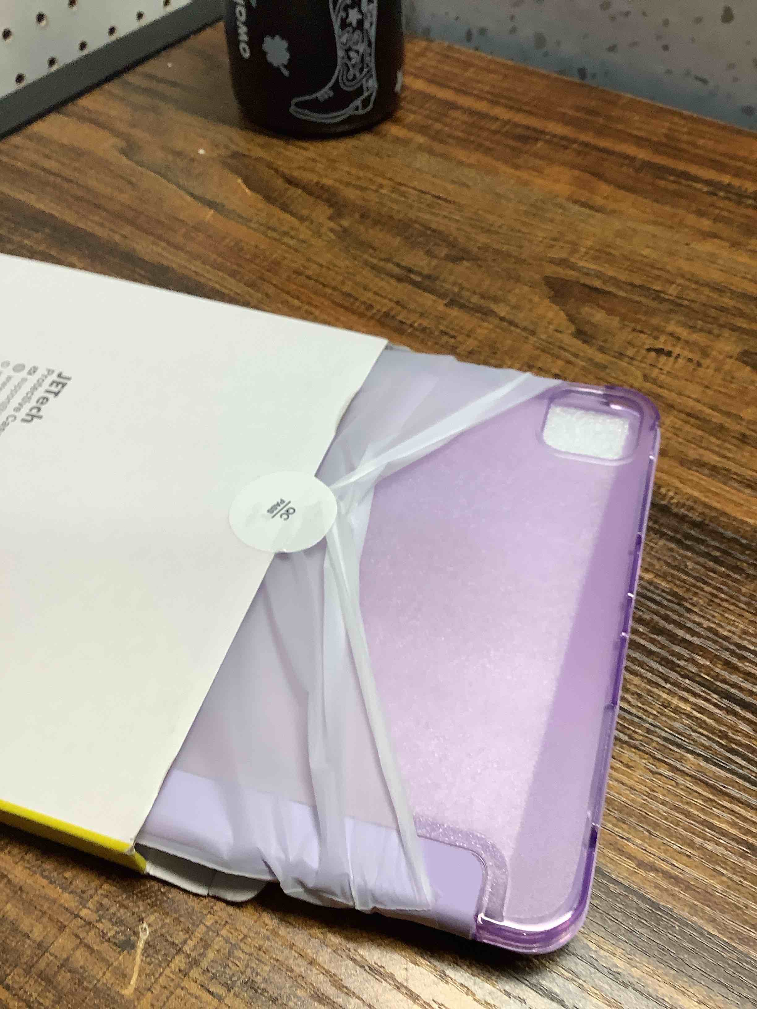 Condition photo showing Good Condition for JETech Case for iPad Air 11-Inch M3/M2 (2025/2024), iPad Air 5/4 (2022/2020 5th/4th 10.9-Inch) with Pencil Holder, Clear Transparent Back Slim Stand Shockproof Tablet Cover (Light Purple)