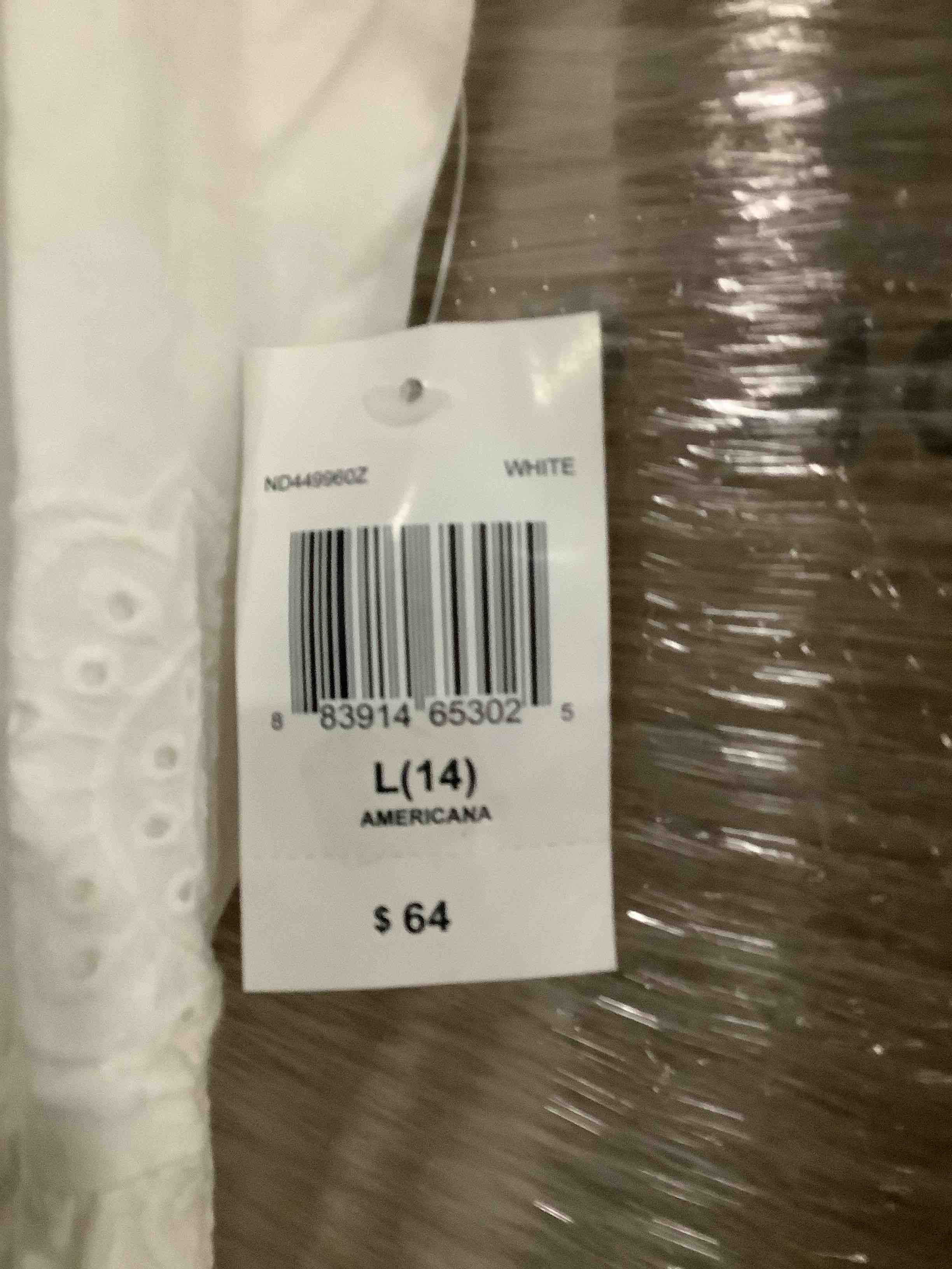 Condition photo showing New/Like New for lilt americana dress girls size 14