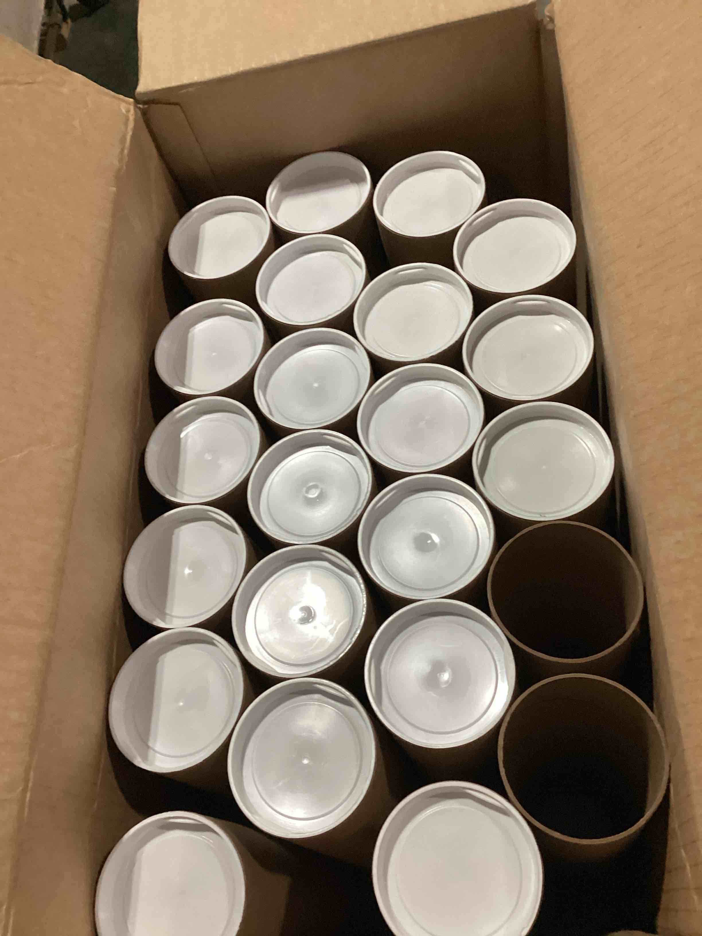 Condition photo showing Good Condition for jeuihau 18 pcs 1.5 x 16 inch kraft mailing tubes with caps, kraft shipping tubes,round spiral wound construction recyclable shipping tubes for transporting, storage