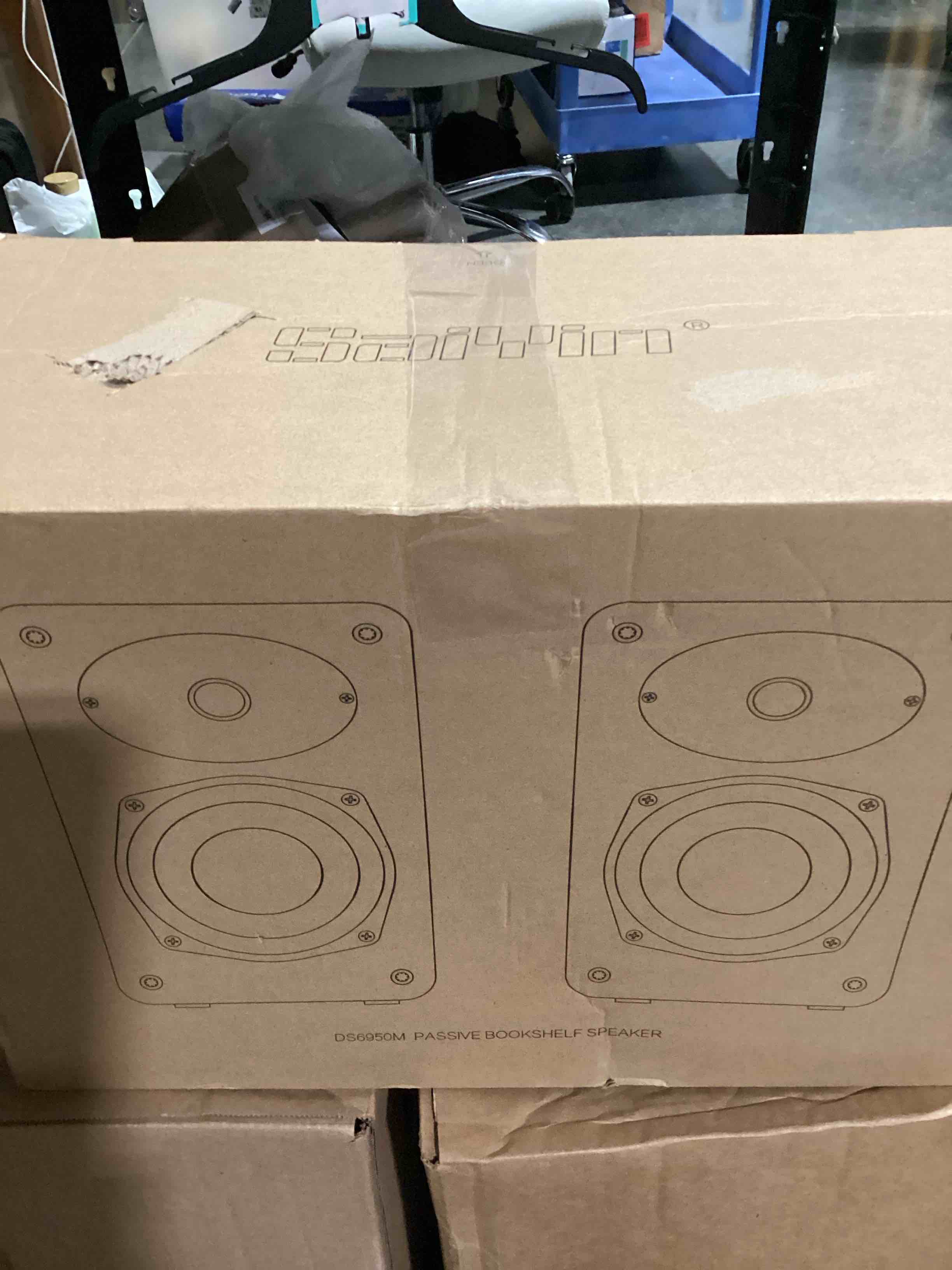 Condition photo showing New/Like New for saiyin 2-way passive bookshelf speakers (similar to**)60hz bass | 3.5" woofer & silk tweeter,4 ?,for home/office/theater,pair (needs amplifier or receiver to operate)