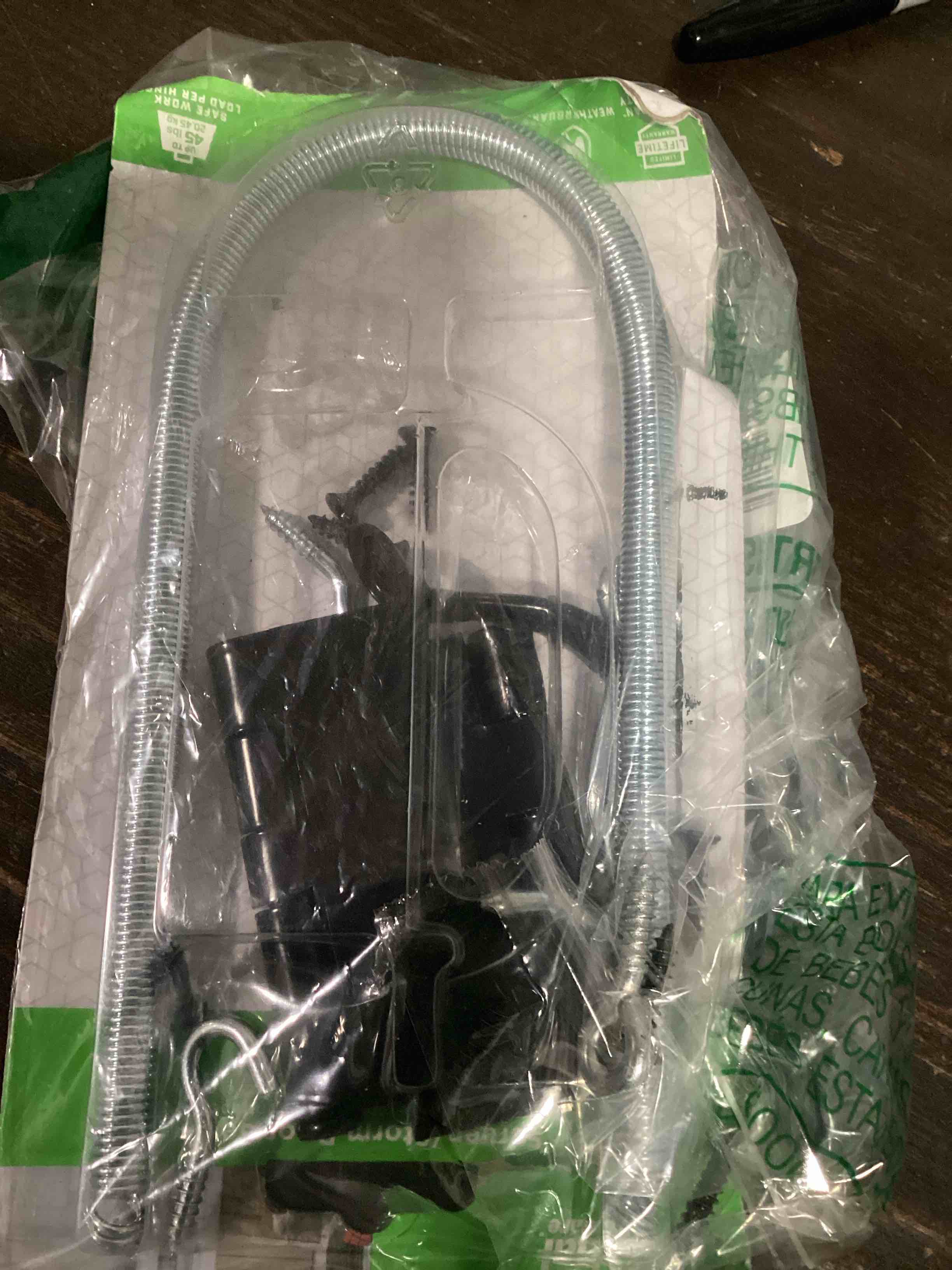 Condition photo showing Good Condition for national hardware v90 series galvanized black steel screen/storm door hardware set 1 pk