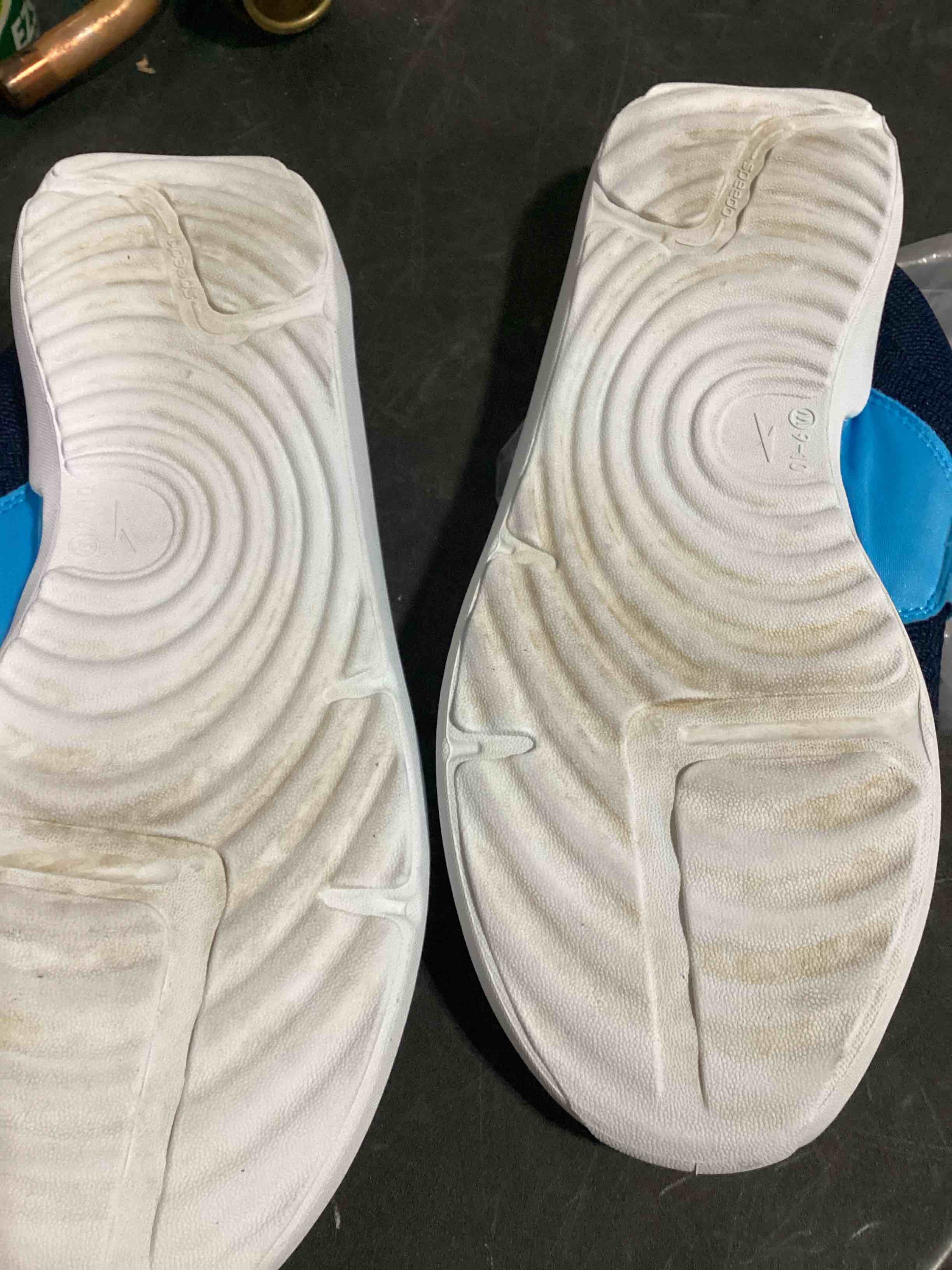 Condition photo showing Good Condition for speedo adult men’s water shoes size 9 - 10