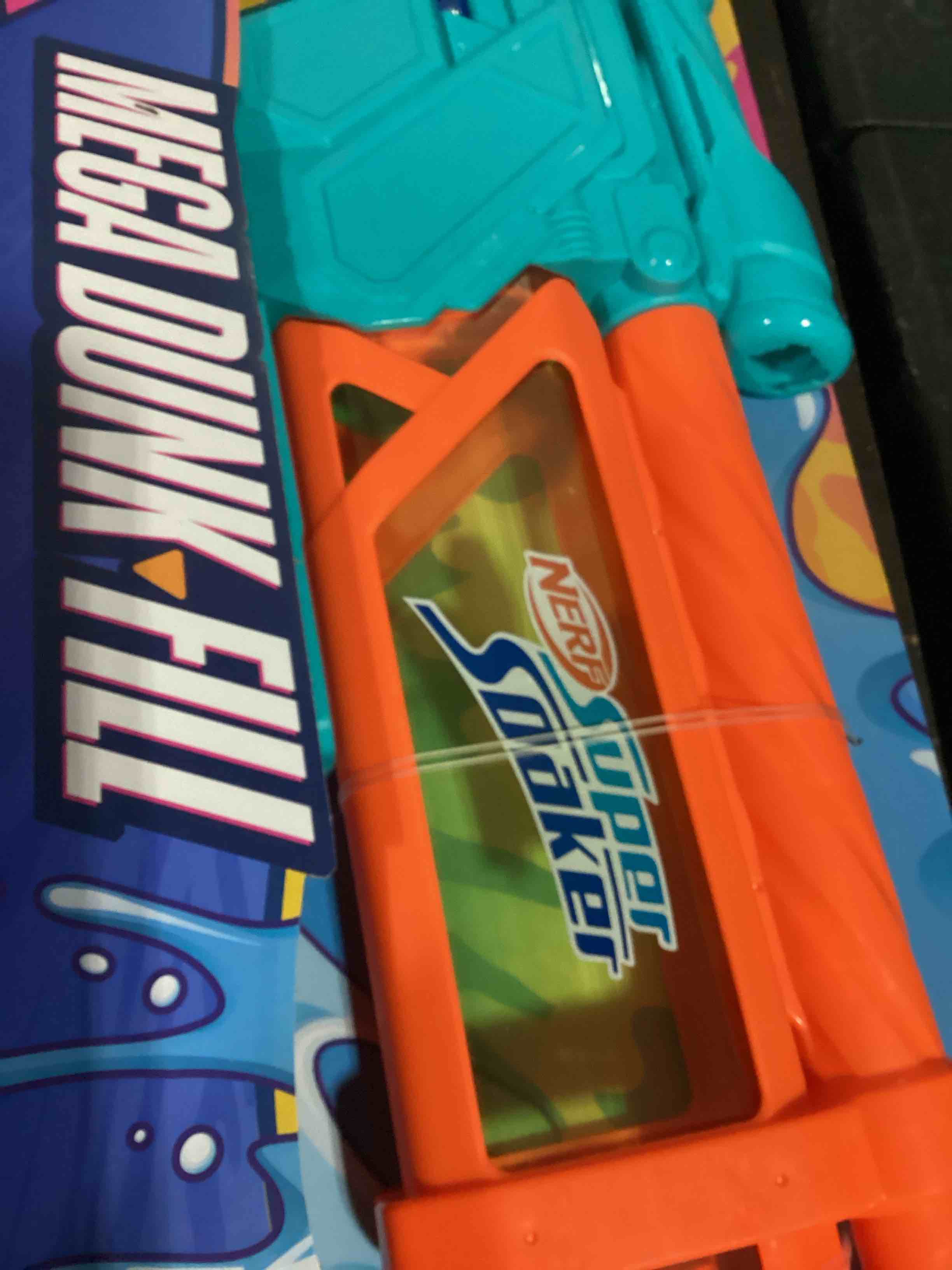 Condition photo showing New/Like New for hasbro mega dunk-fill water blaster