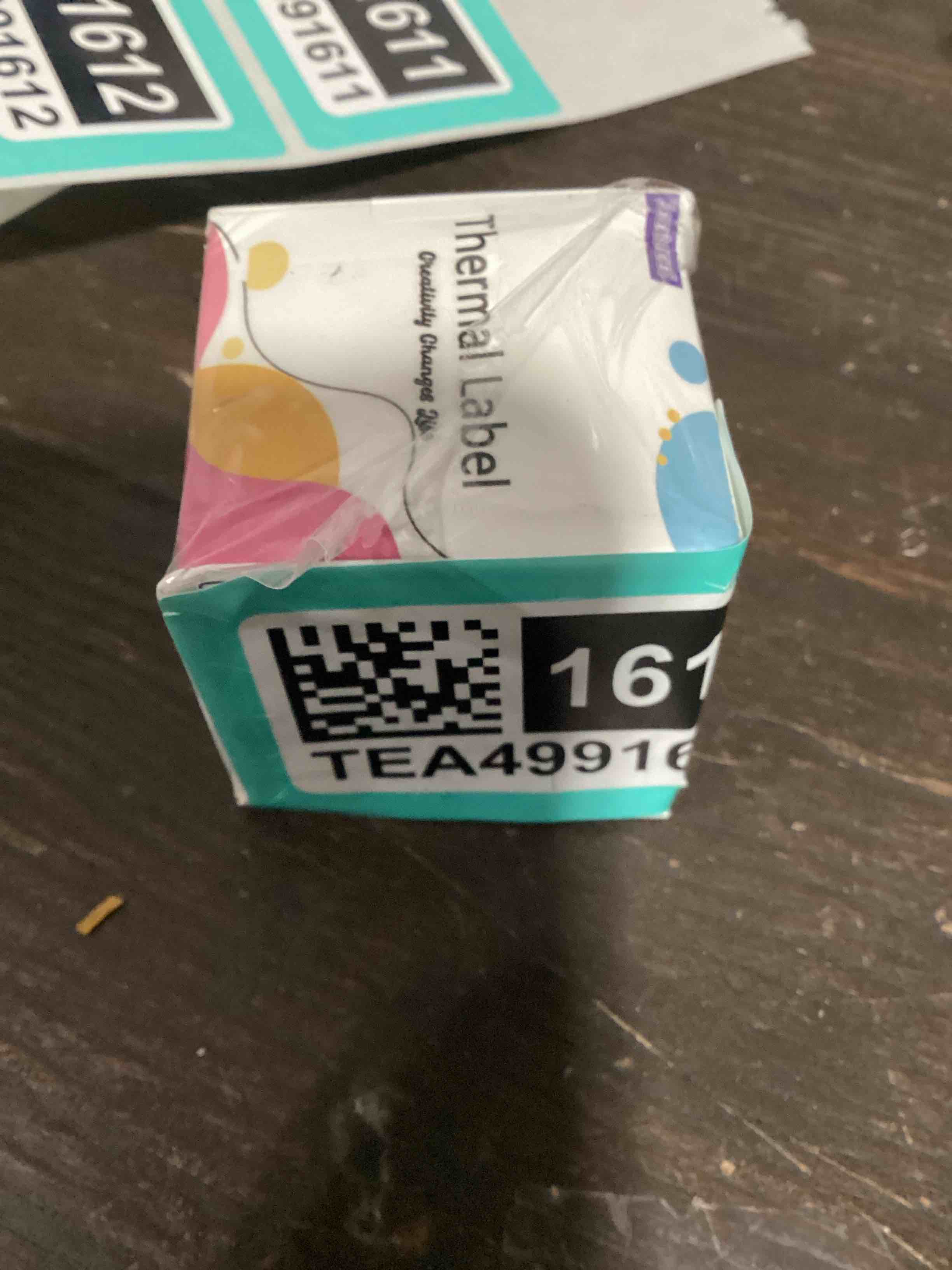 Condition photo showing Good Condition for 1.57"x1.18"(40x30mm) holographic thermal labels, compatible with m110/m100/m220/m221/m108/t50m pro, name labels for school, for barcode/logo/business/home, 230 pcs/roll, pink holographic pink