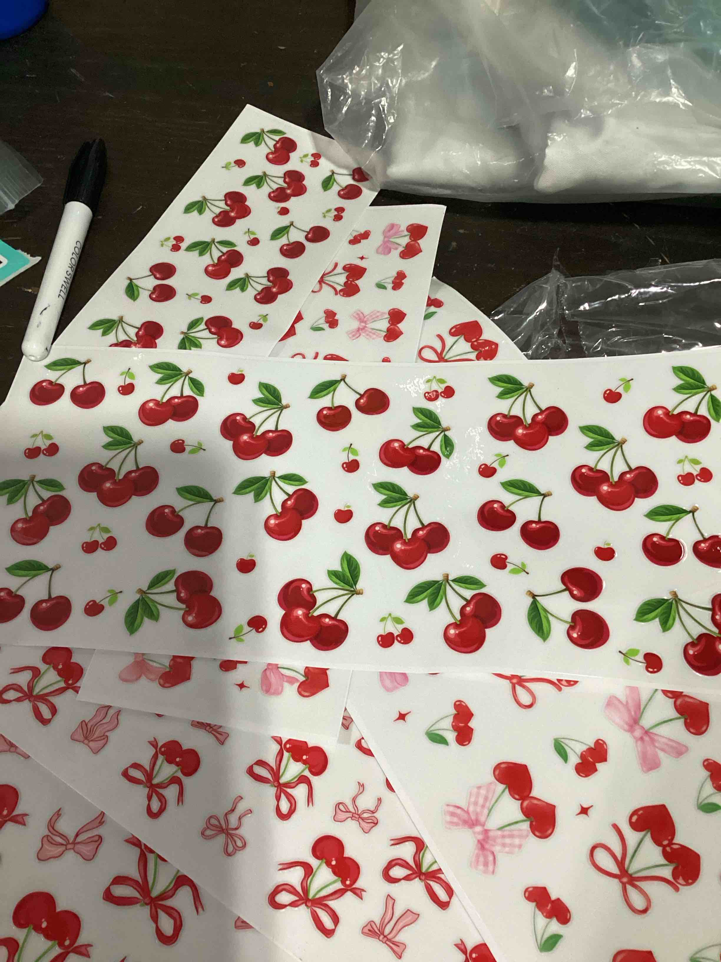 Condition photo showing Good Condition for similar to** rngmsi 6 sheets coquete uv dtf cup wraps for 16 oz, cold uv dtf stickers