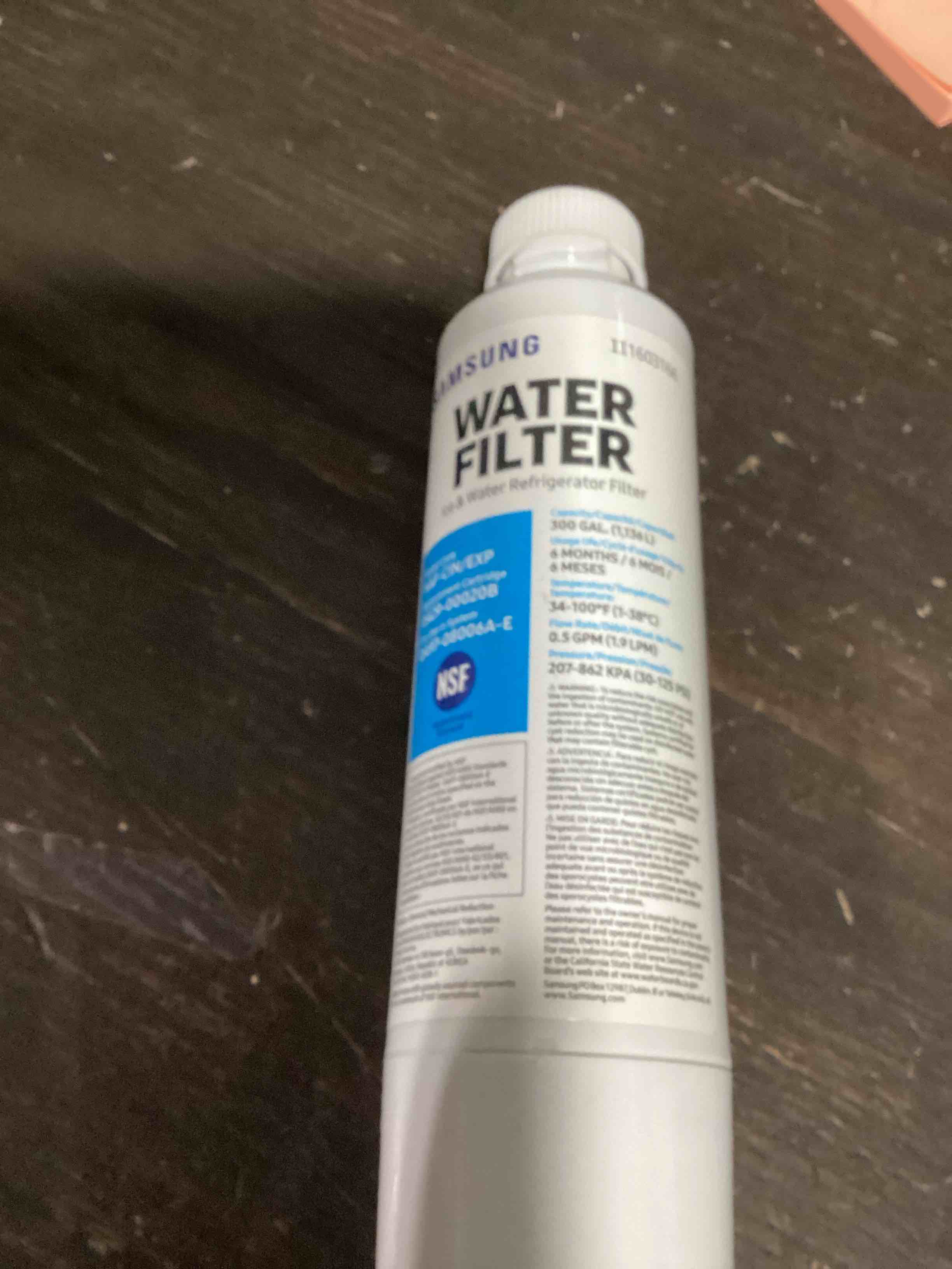 Condition photo showing Good Condition for water filter for select samsung refrigerators - white