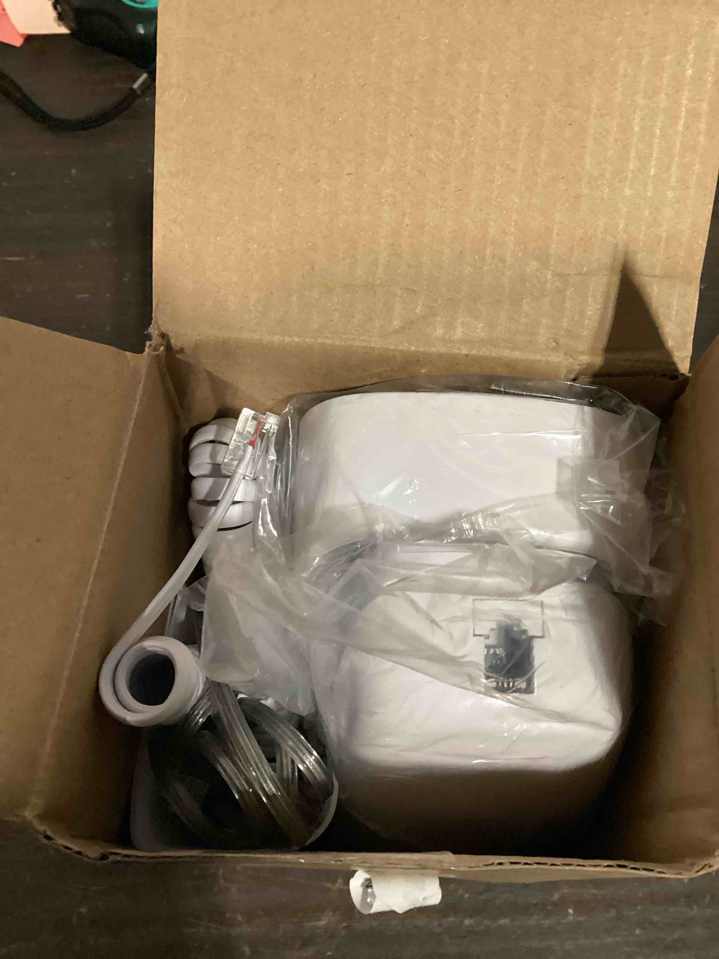 Condition photo showing Good Condition for at&t trimline 213 corded phone with extra big buttons - senior friendly white landline phone, visual ringer, lighted keypad, wall mount, no ac power needed